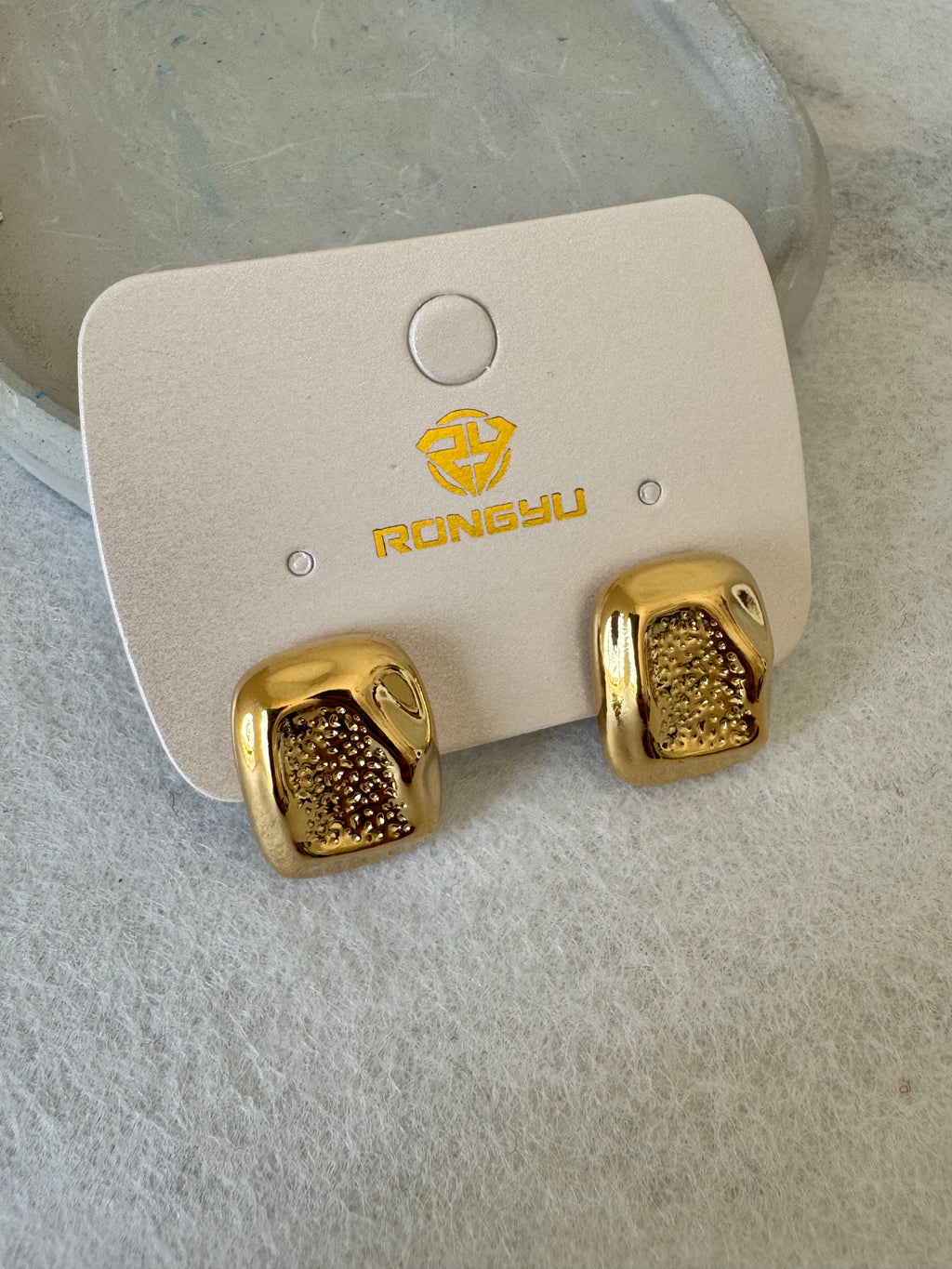 Sunkissed Studs - 18K Gold Plated