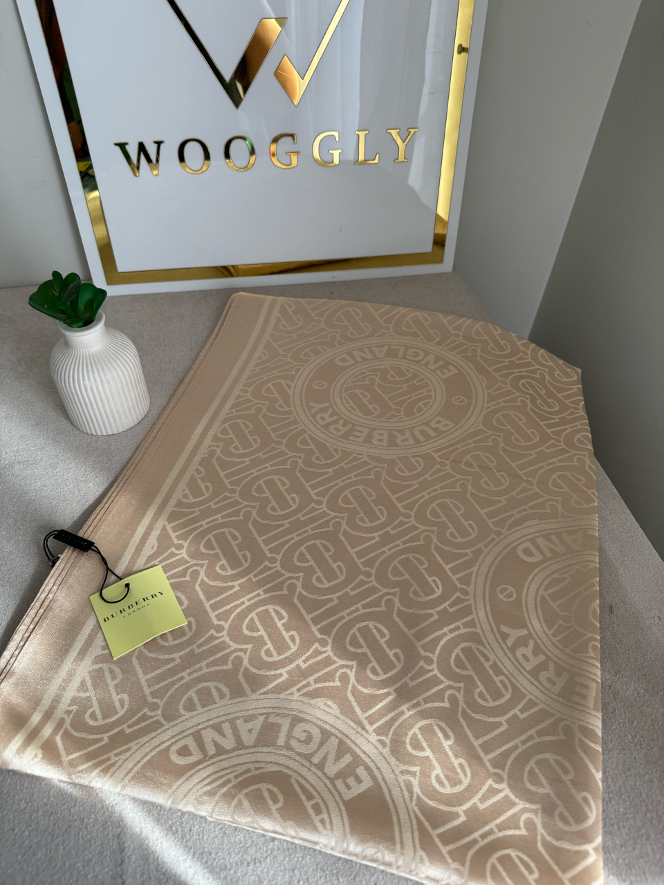 ALL SEASON Burberry Pashmina Stoller - Beige