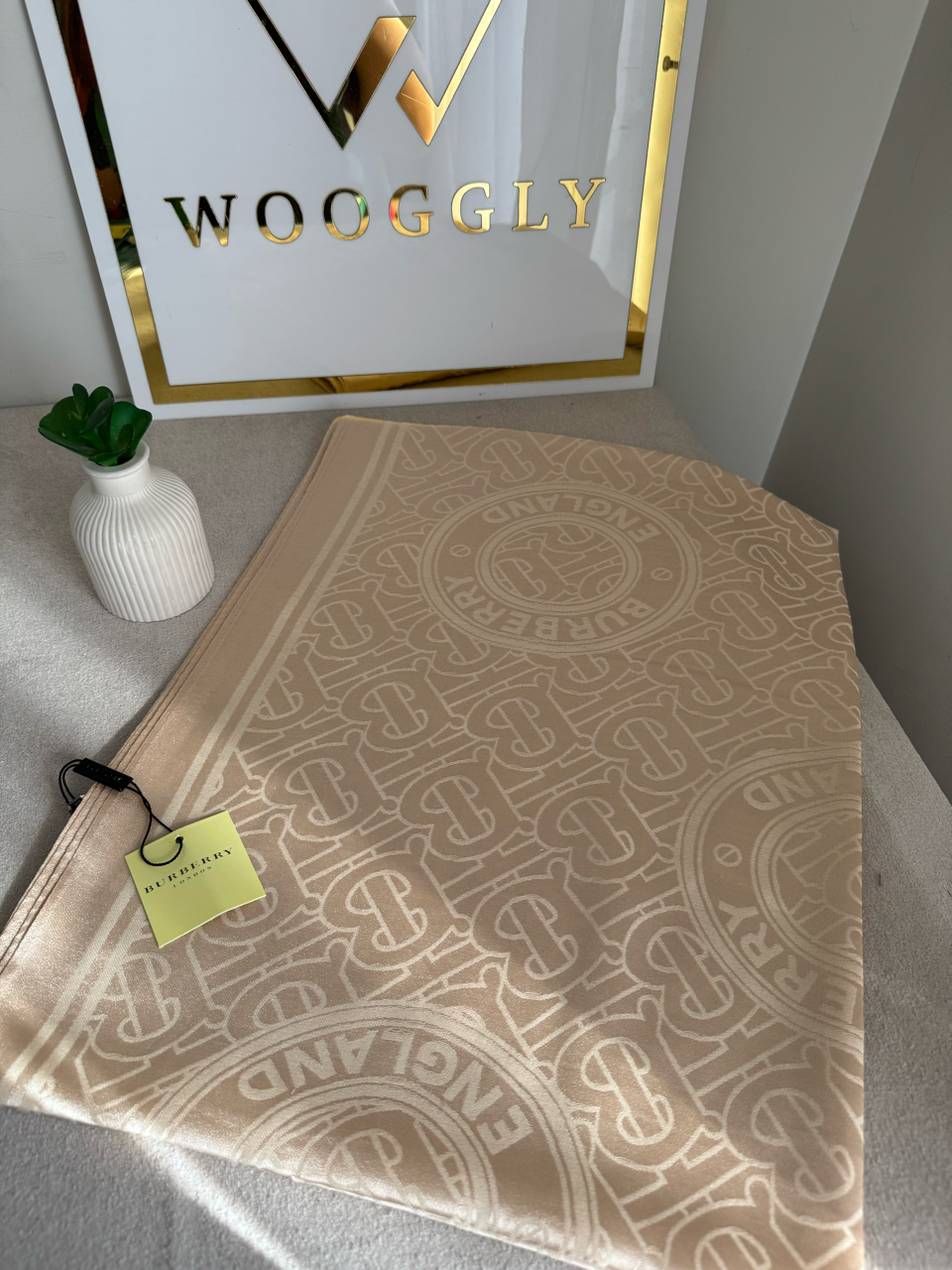 ALL SEASON Burberry Pashmina Stoller - Beige