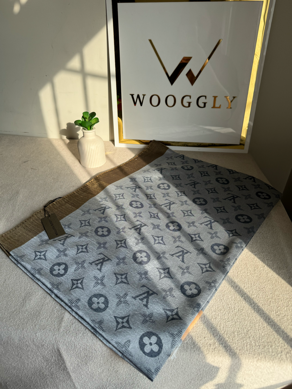 ALL SEASON LV Pashmina Stoller - Grey & Bronze
