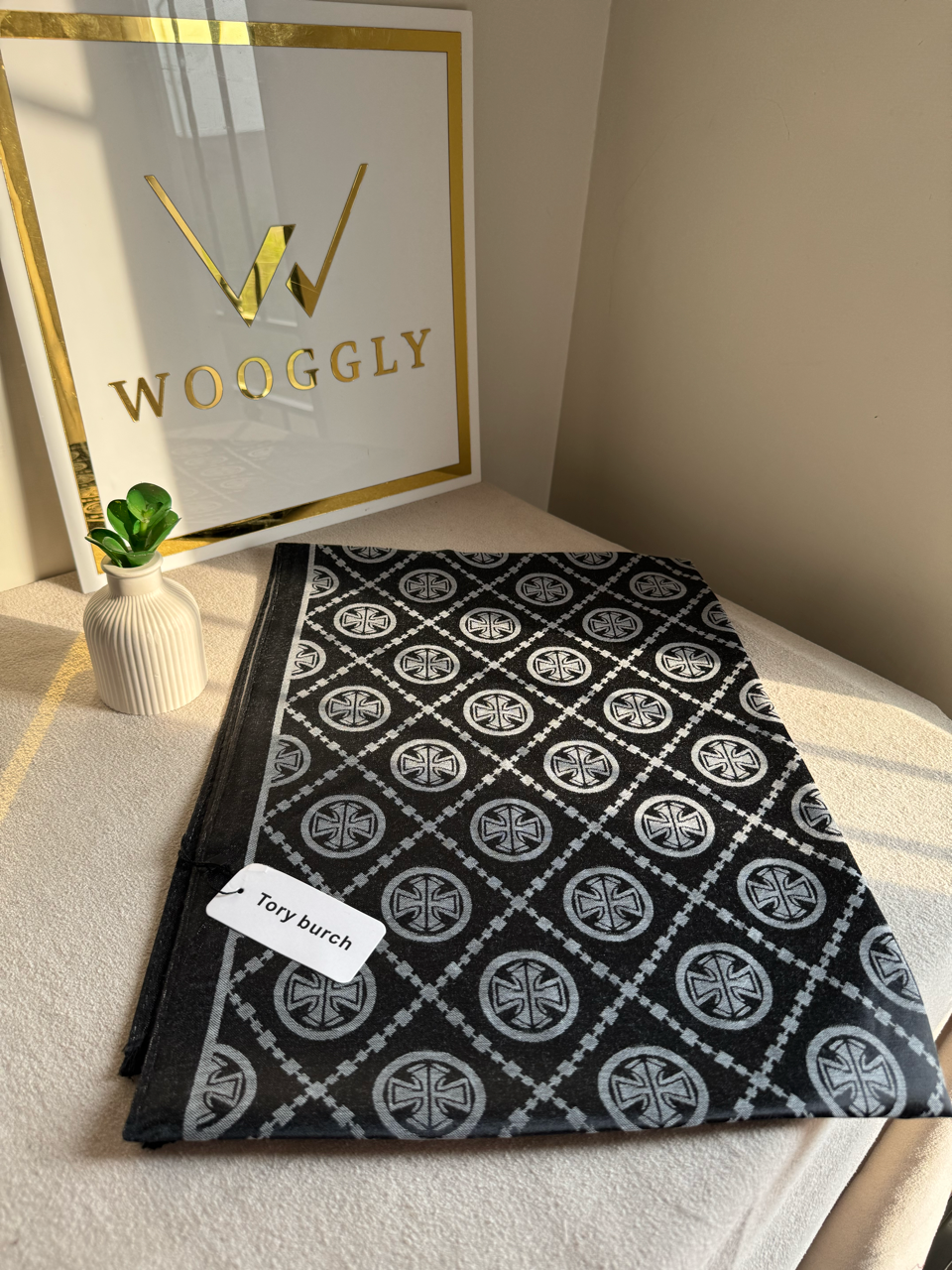 ALL SEASON Tory Burch Stoller - Black & Grey