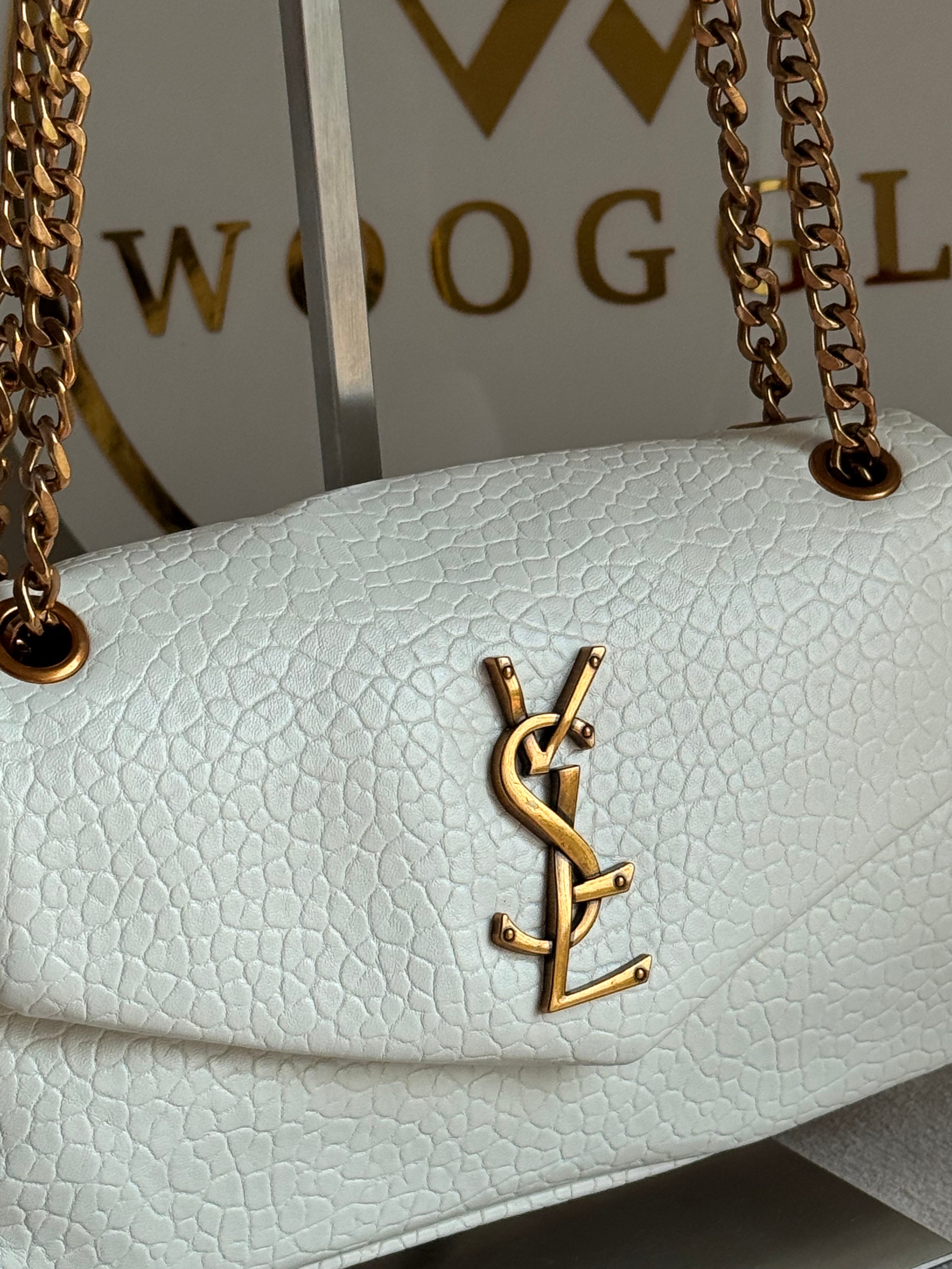 YSL Shoulder Bag - White
