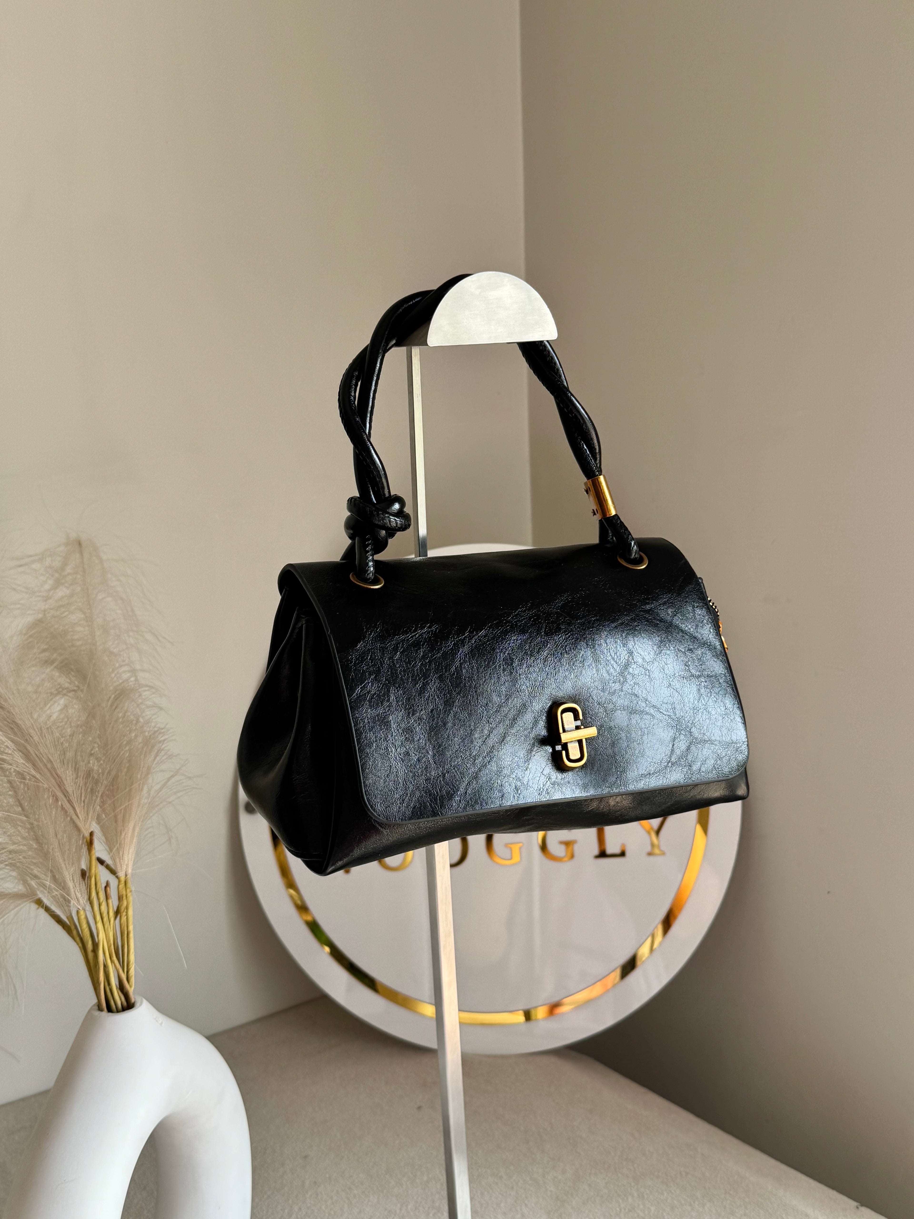 Fall Special Leather Bag - Black