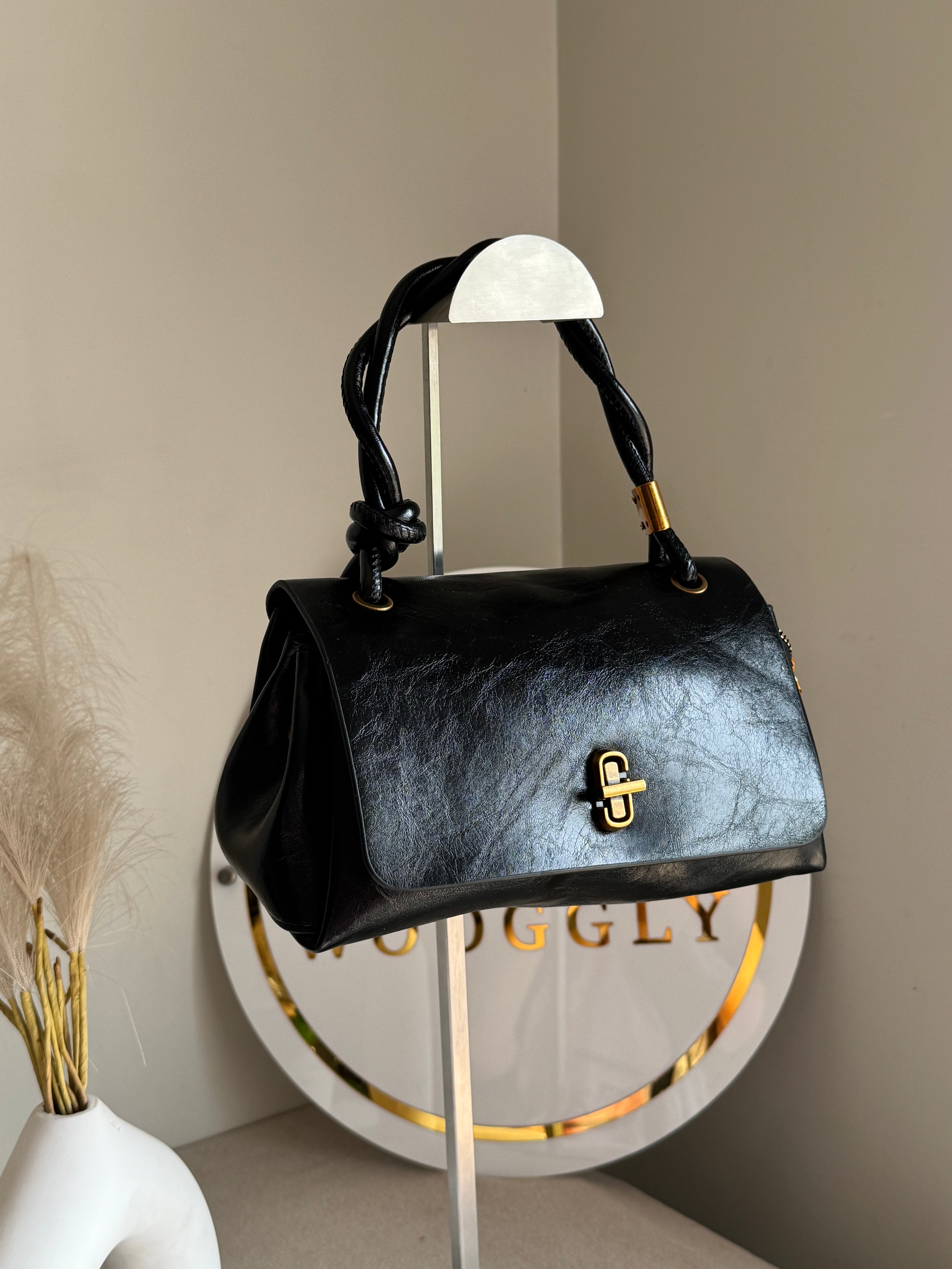 Fall Special Leather Bag - Black