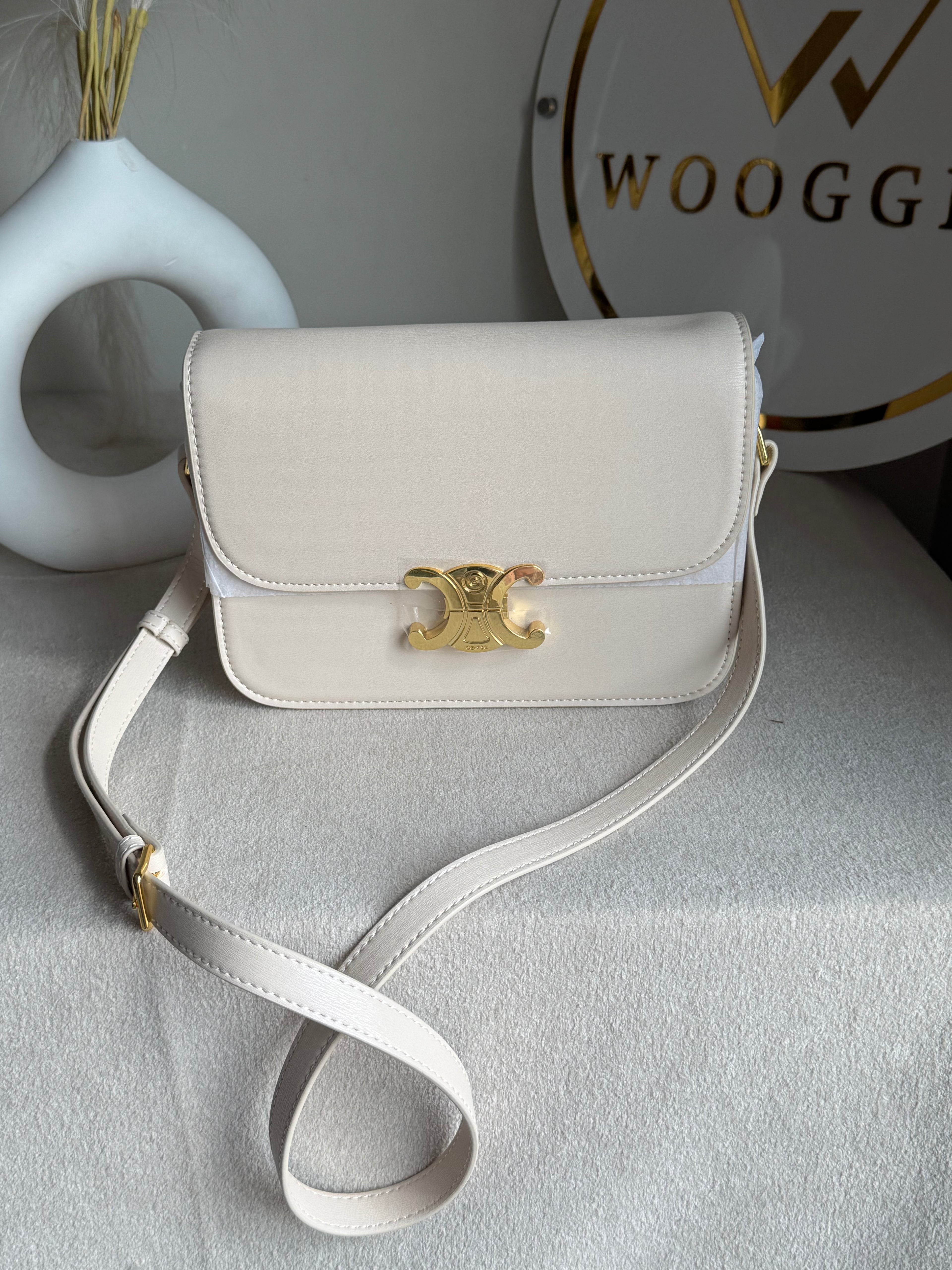High Quality Celine Inspired Bag - White