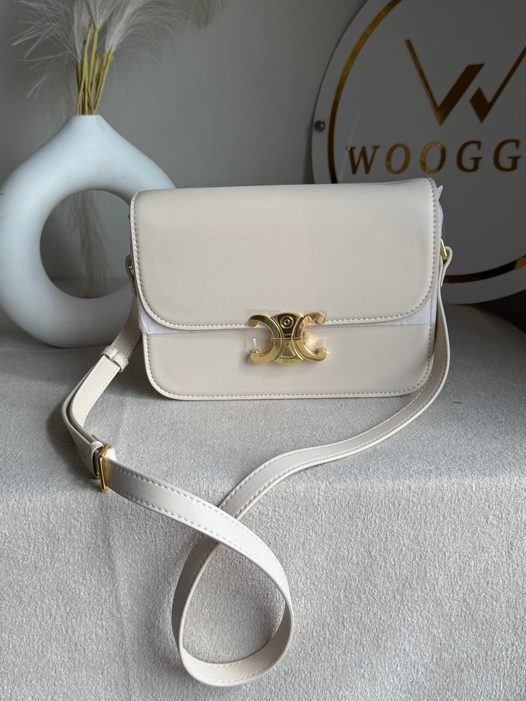 High Quality Celine Inspired Bag - White