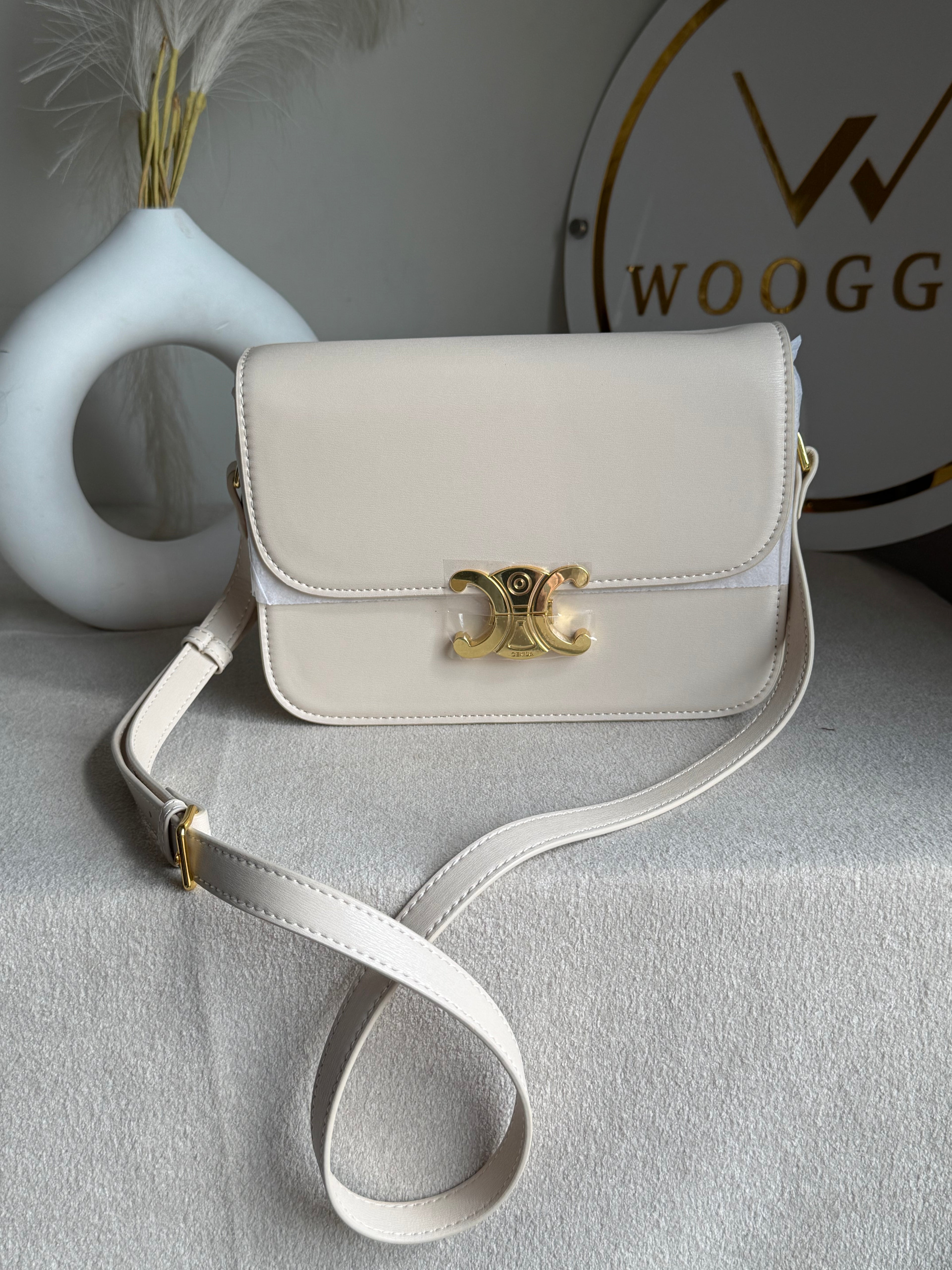 High Quality Celine Inspired Bag - White