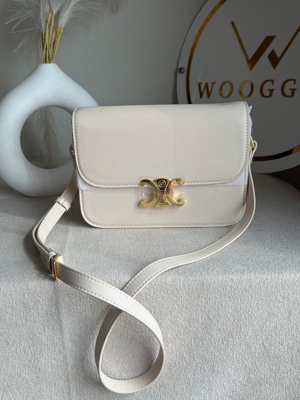 High Quality Celine Inspired Bag - White