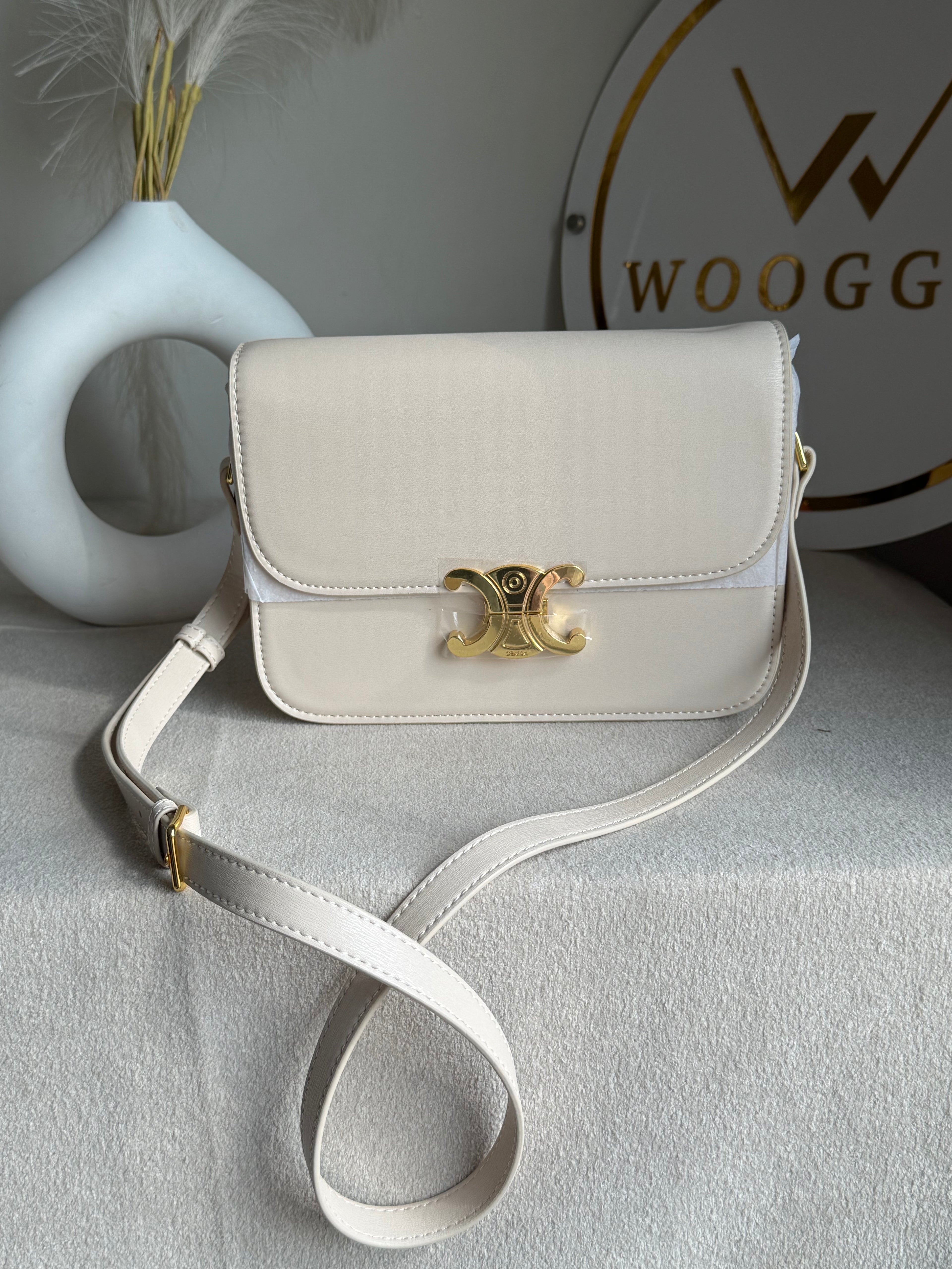 High Quality Celine Inspired Bag - White