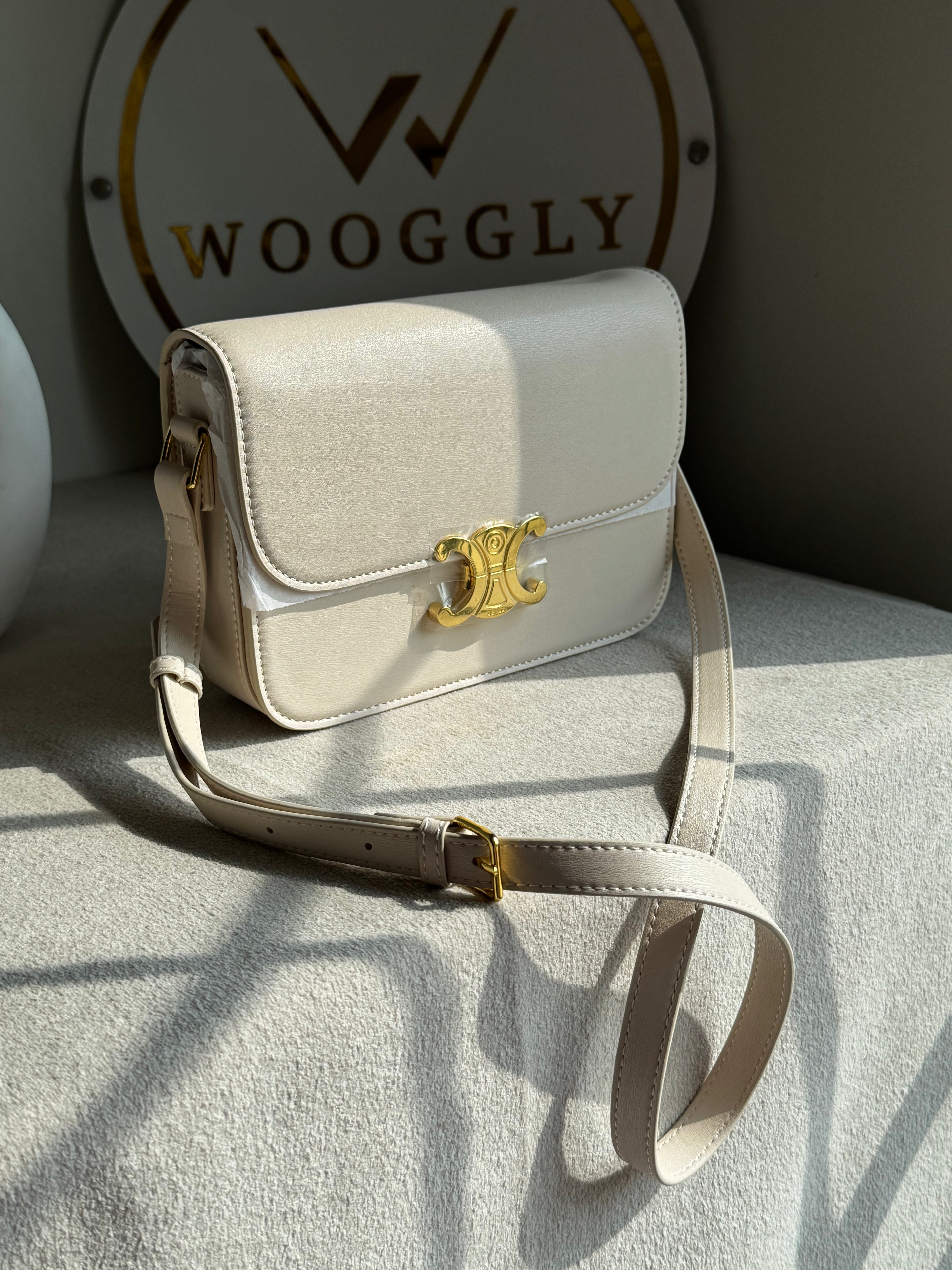 High Quality Celine Inspired Bag - White