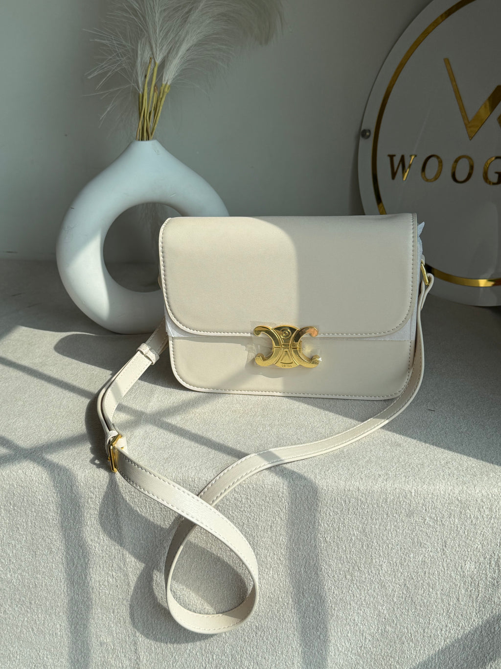 High Quality Celine Inspired Bag - White