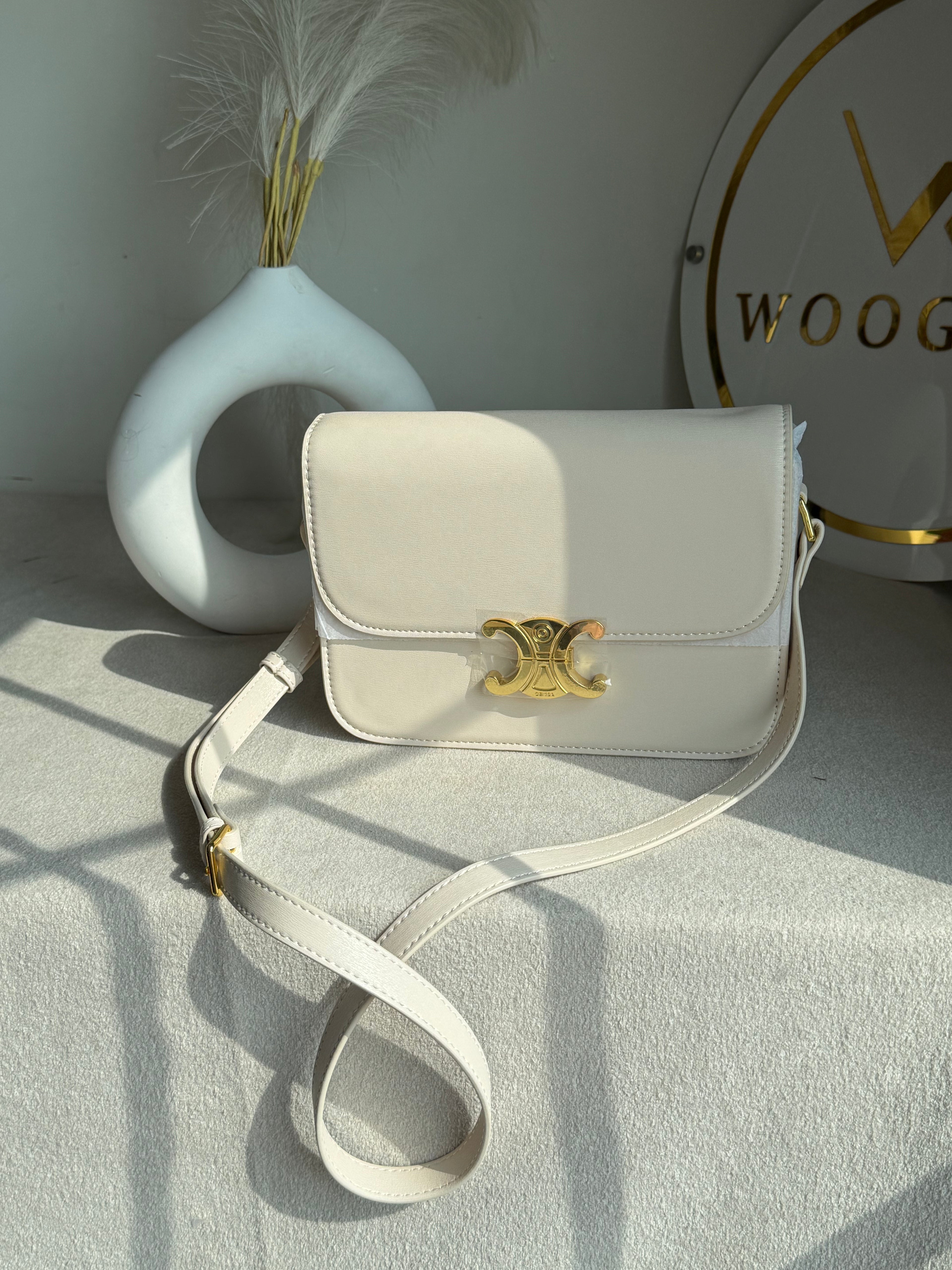 High Quality Celine Inspired Bag - White