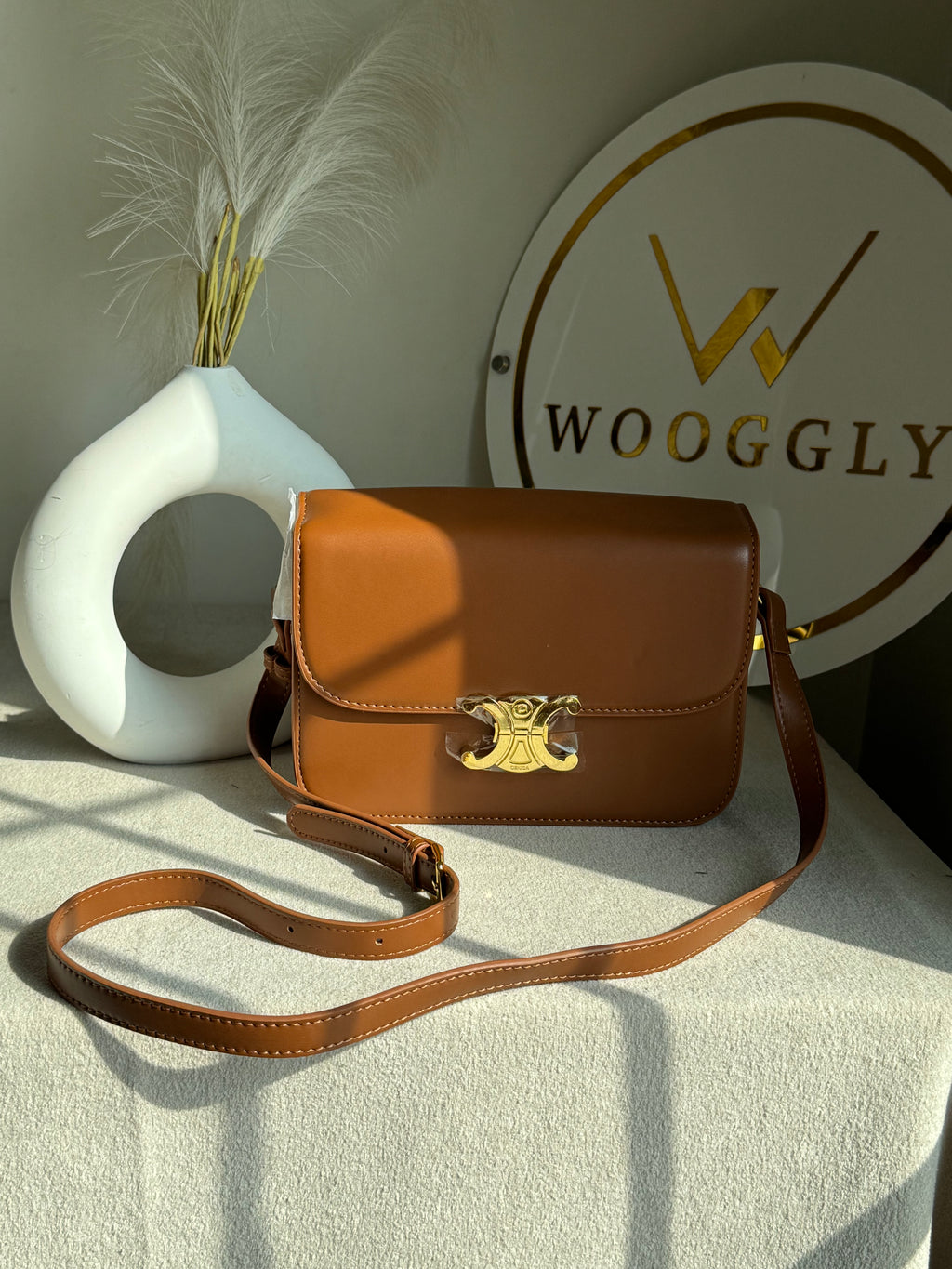 High Quality Celine Inspired Bag - Brown