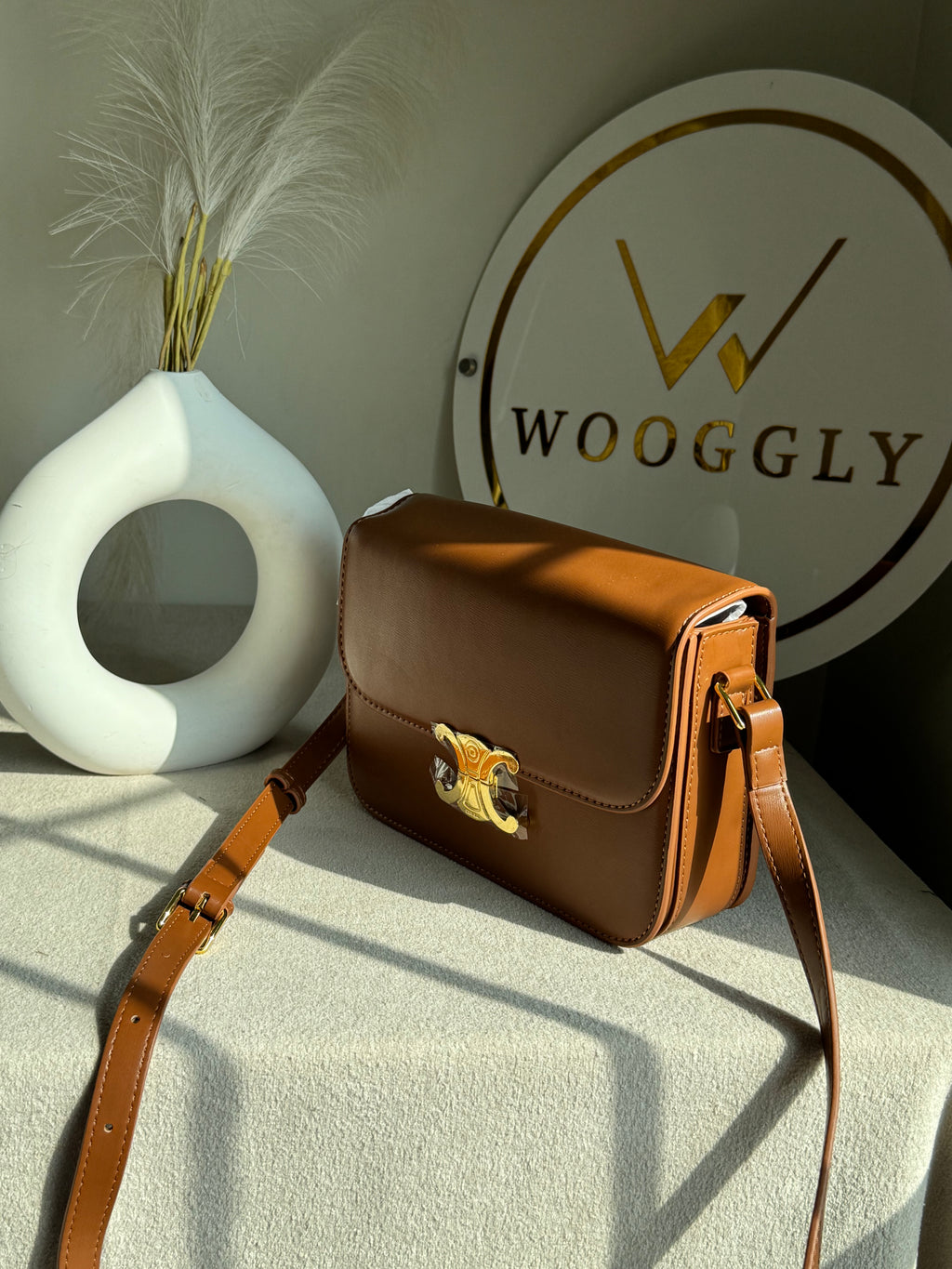 High Quality Celine Inspired Bag - Brown