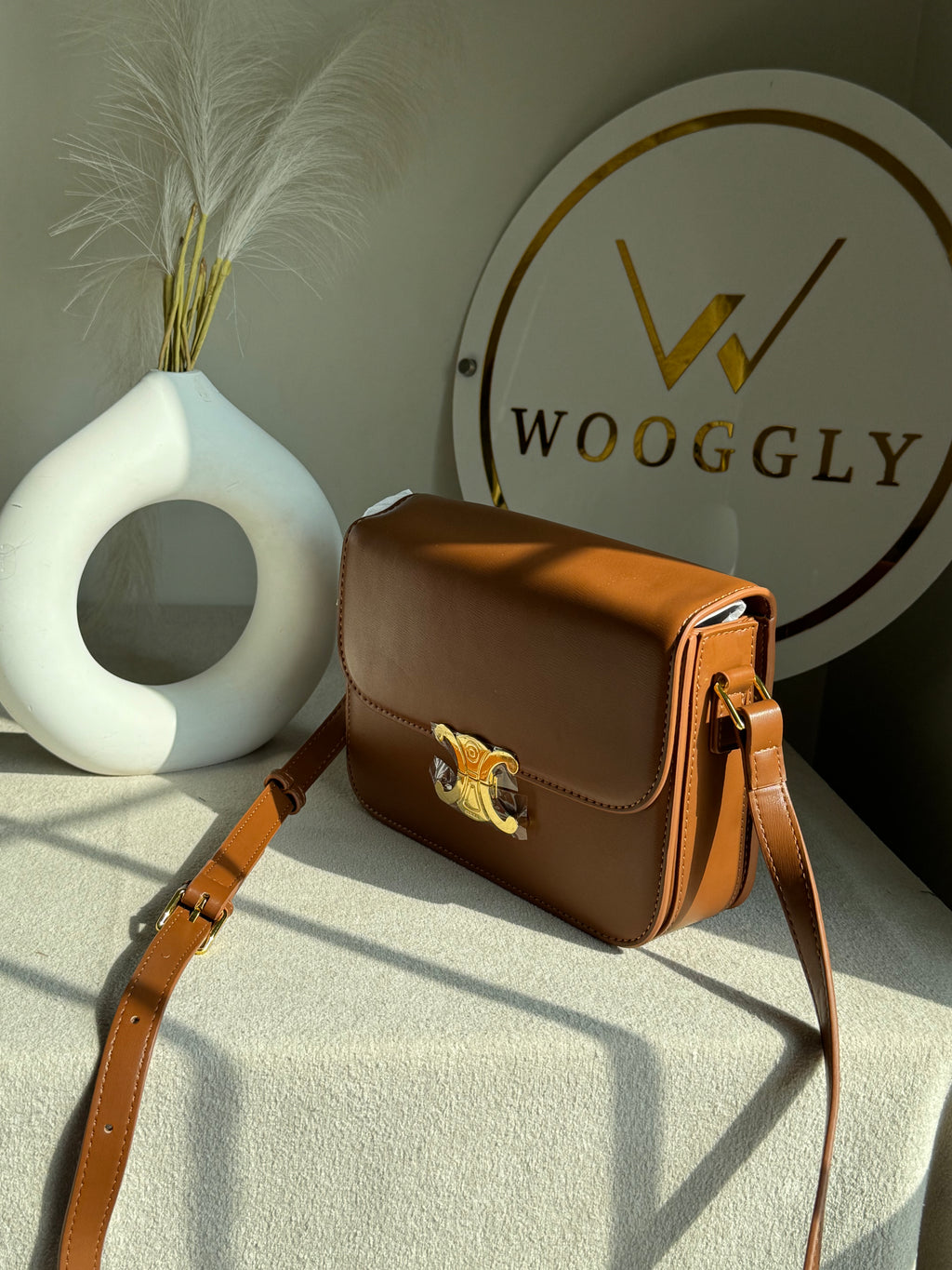 High Quality Celine Inspired Bag - Brown
