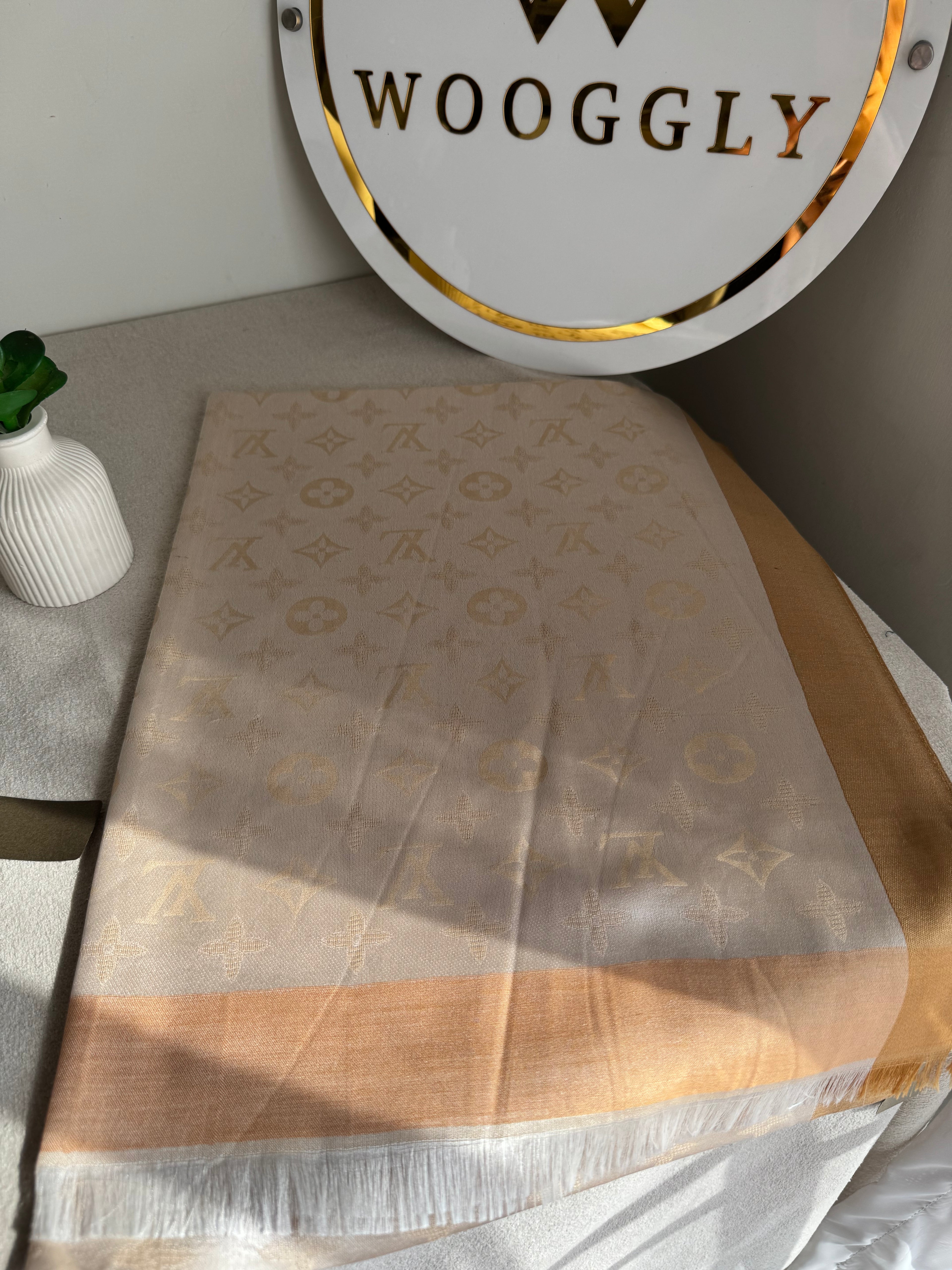 ALL SEASON LV Pashmina Stoller - Elegant Beige