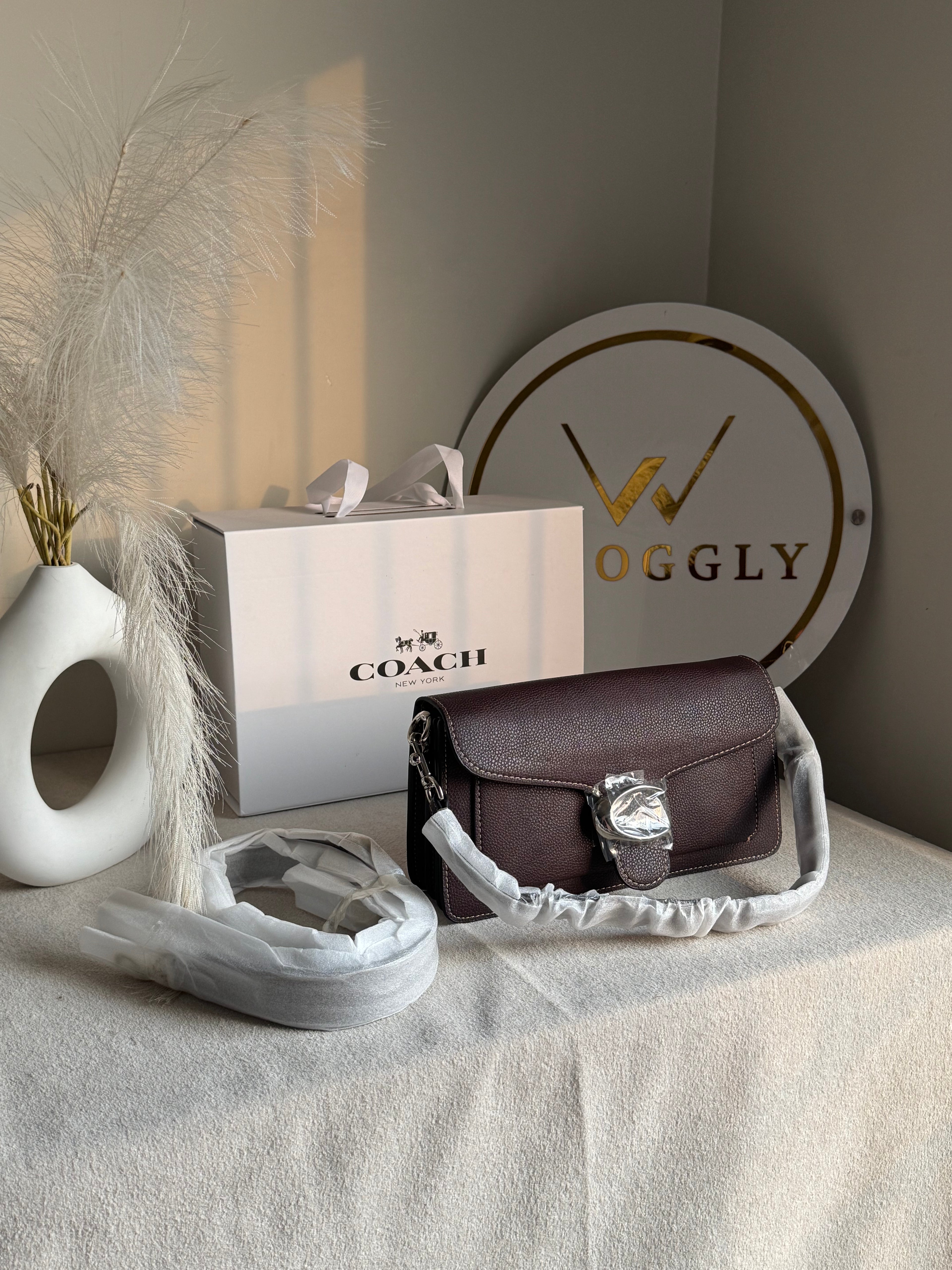 TABBY 26 EXTREMELY PREMIUM: LIMITED EDITION (MAPLE WITH SILVER HARDWARE)- MAGNETIC BOX PACKING