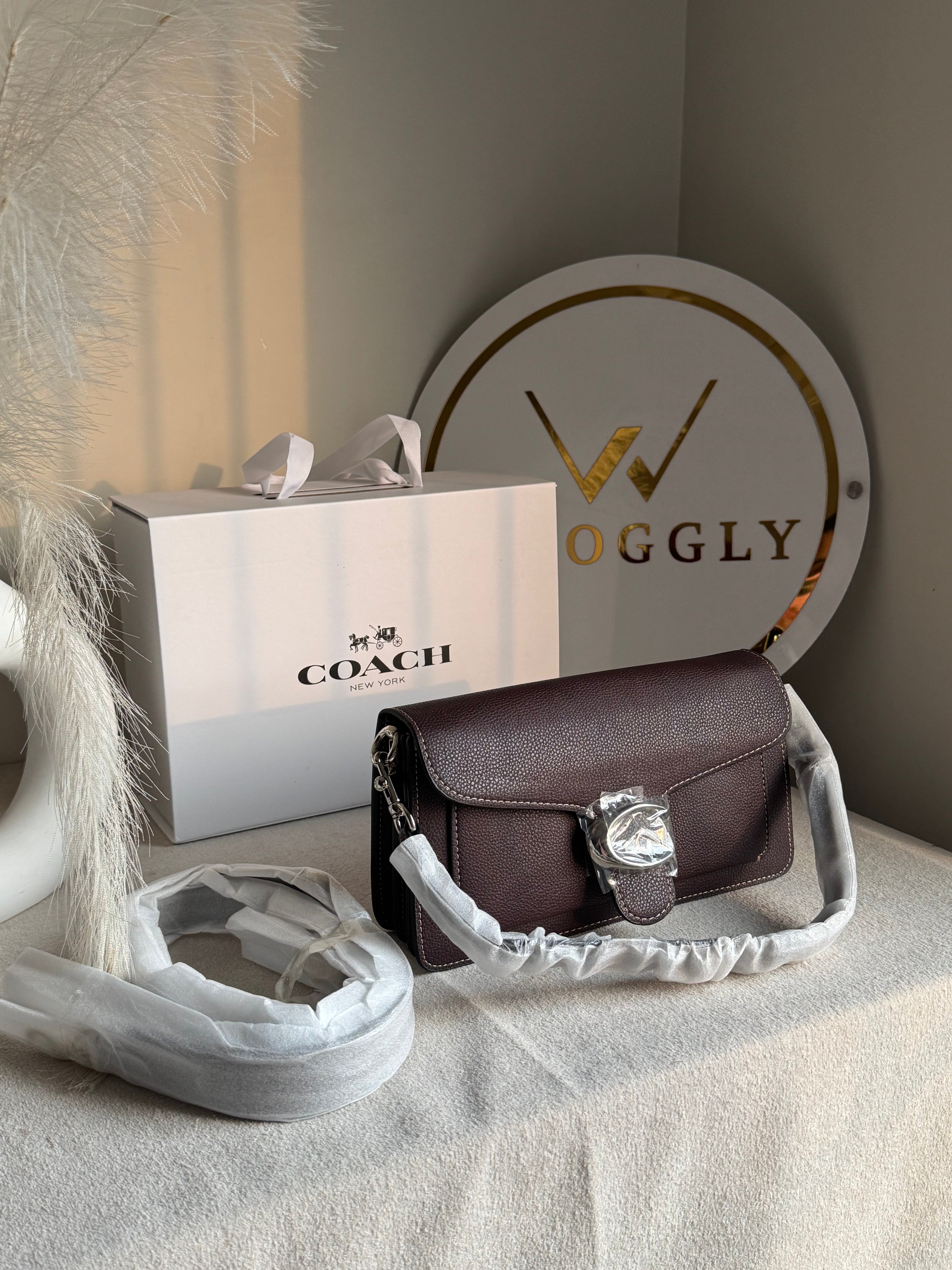 TABBY 26 EXTREMELY PREMIUM: LIMITED EDITION (MAPLE WITH SILVER HARDWARE)- MAGNETIC BOX PACKING