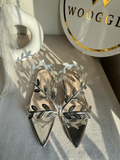 Gianvitto Rossi Flats Champagne Silver