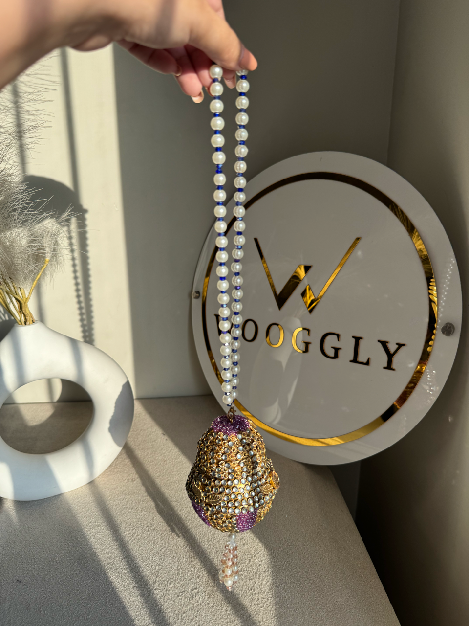 Turkish Potli - Vibrant Purple Pearl