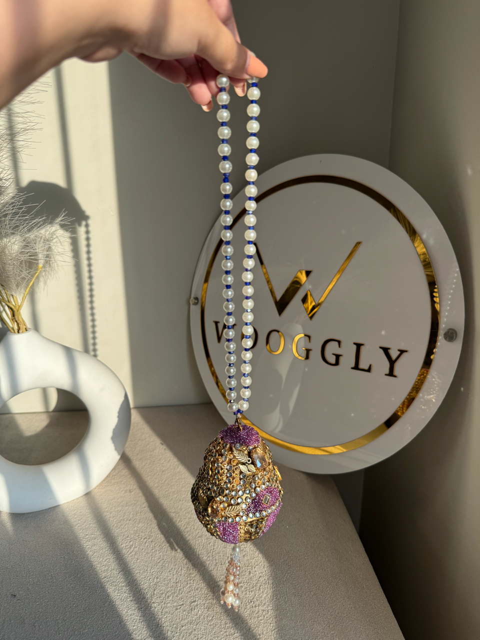 Turkish Potli - Vibrant Purple Pearl