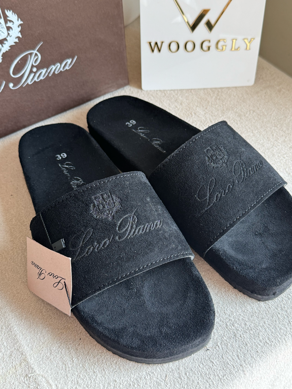 LP Comfy Slides - Ladies Black