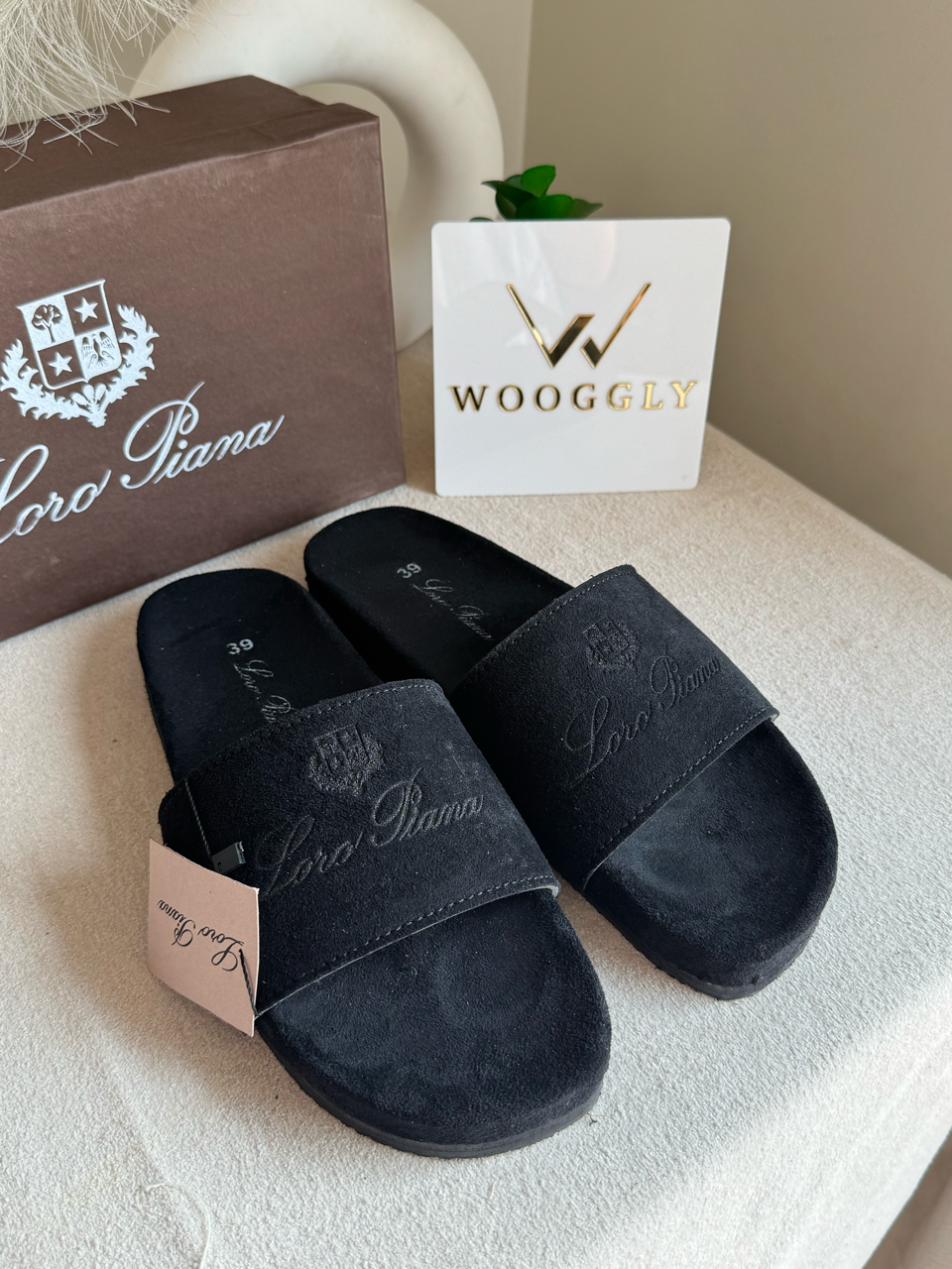 LP Comfy Slides - Ladies Black
