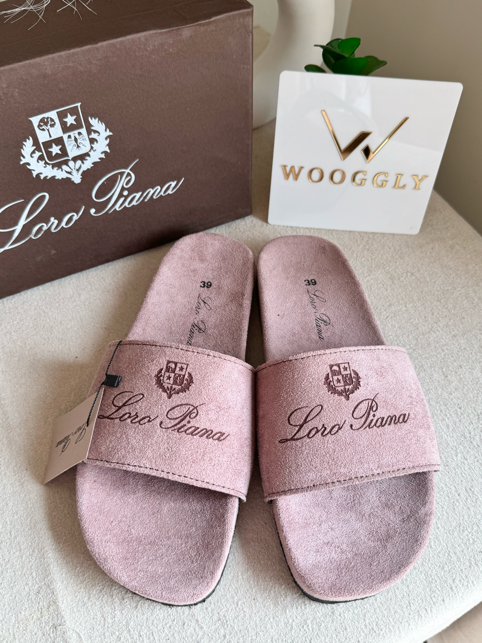 LP Comfy Slides - Ladies Pink