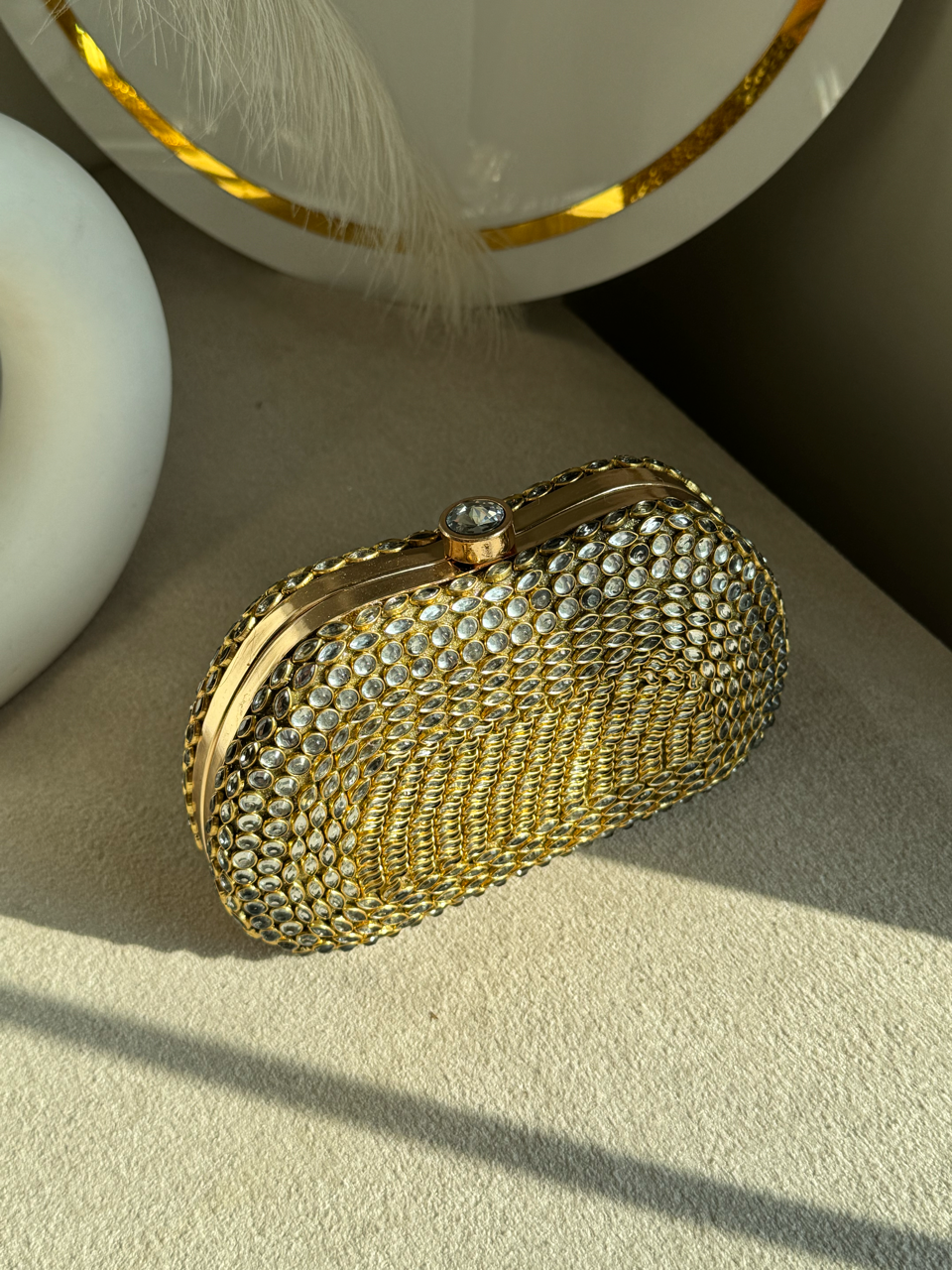 Kundan Clutch Design 6