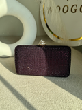 Dazzle Evening Clutch Deep Plum