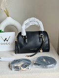 Charles & Keith Premium Duffle Bag with Charm & Box Packing- Black