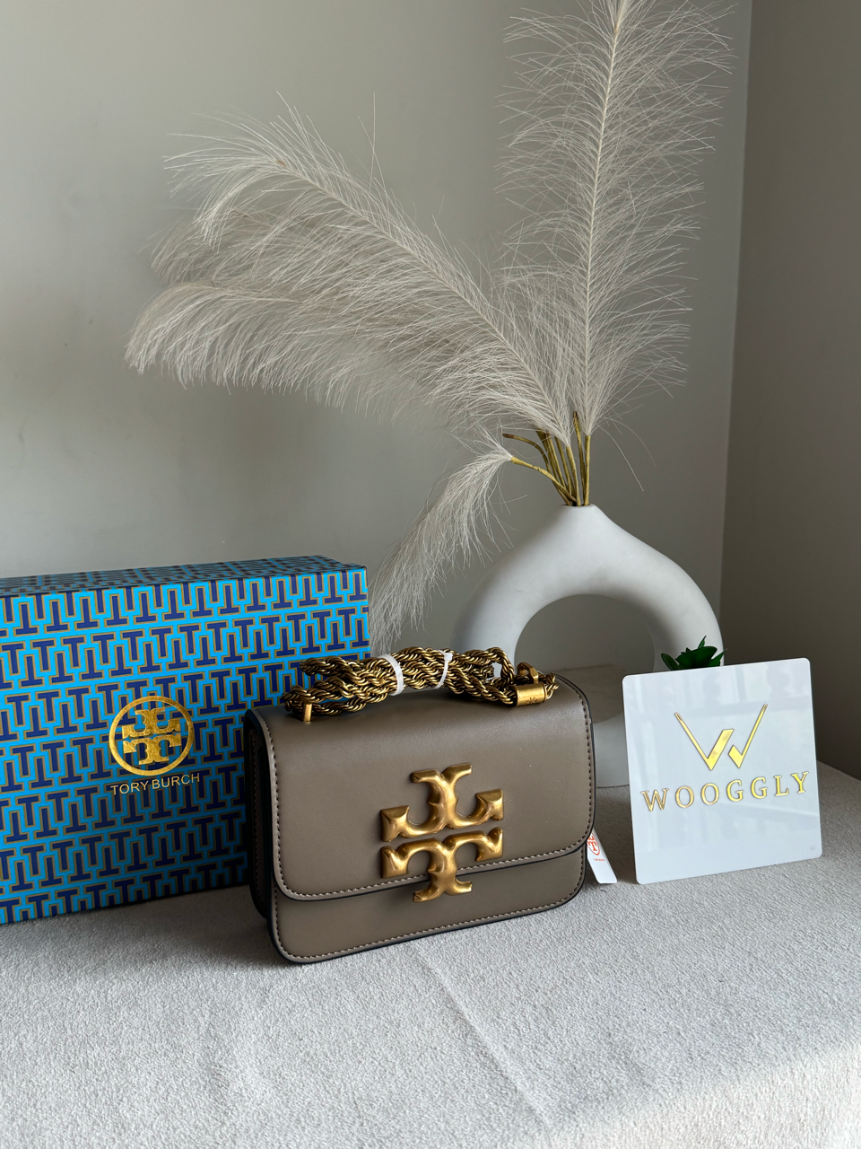 Tory Burch Eleanor Bag with Box Packing - Walnut
