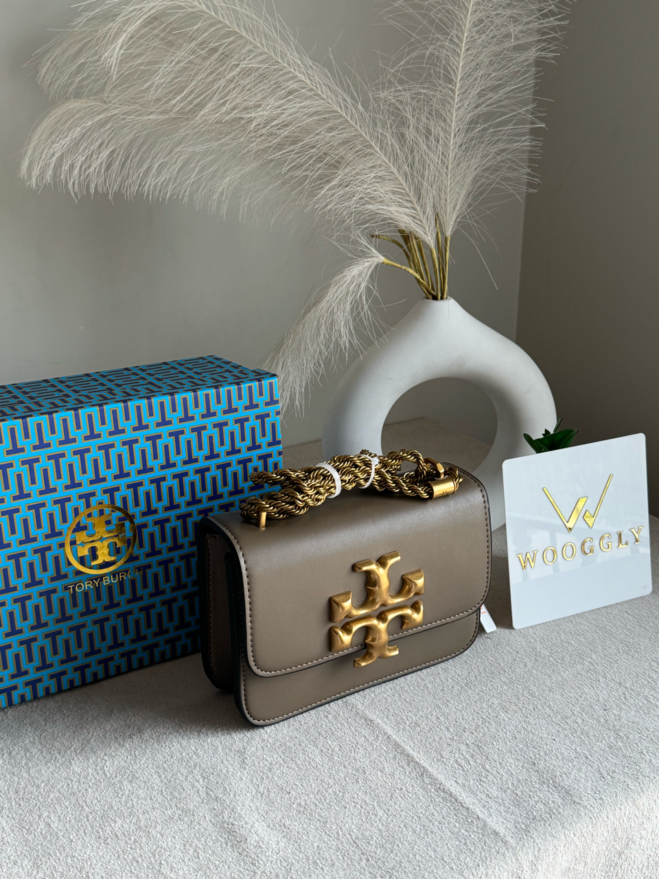 Tory Burch Eleanor Bag with Box Packing - Walnut