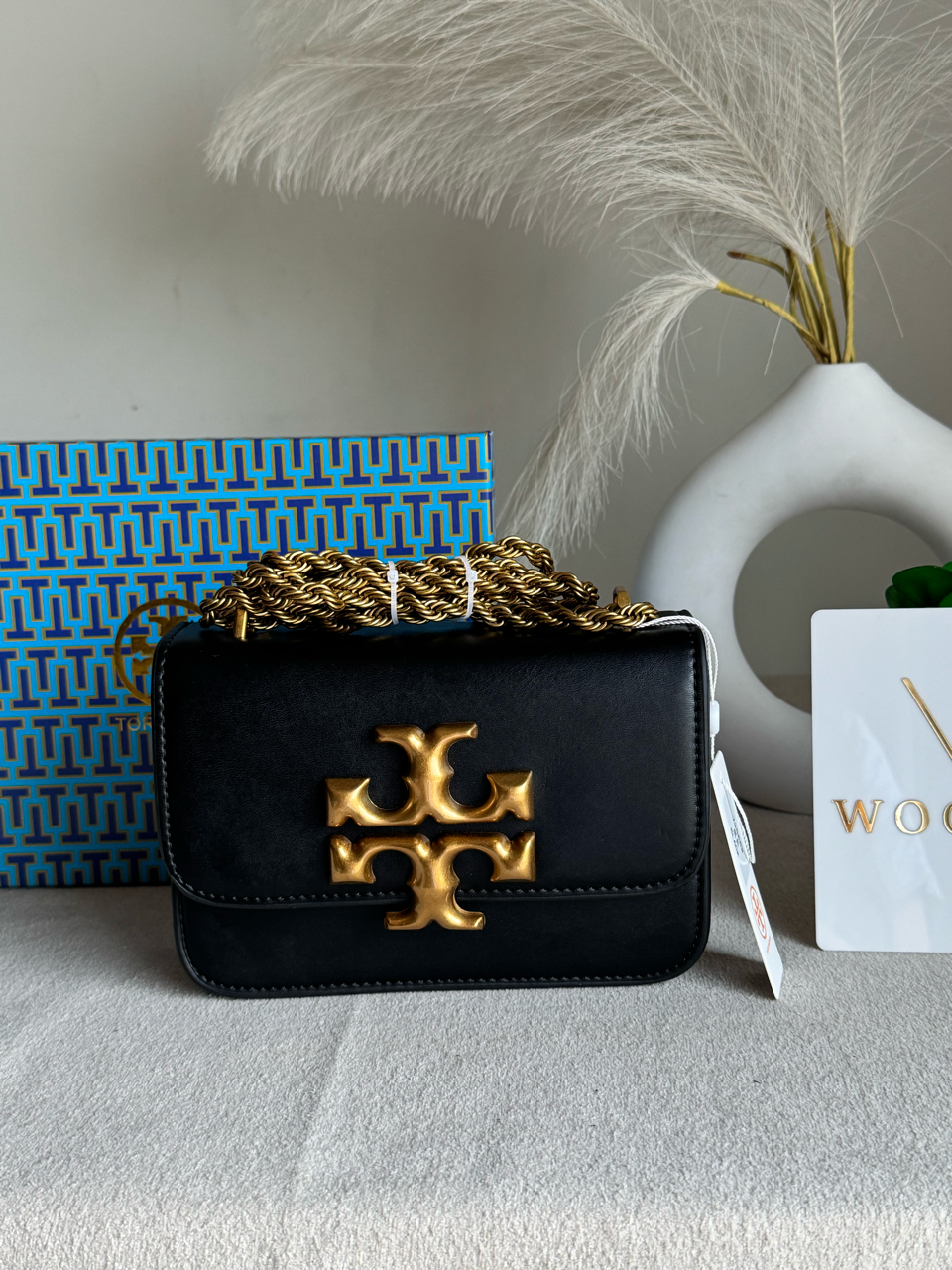 Tory Burch Eleanor Bag with Box Packing - Black