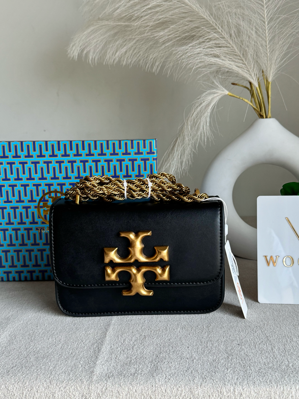 Tory Burch Eleanor Bag with Box Packing - Black