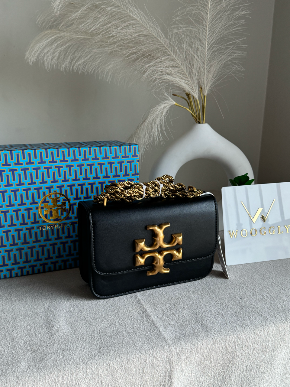Tory Burch Eleanor Bag with Box Packing - Black