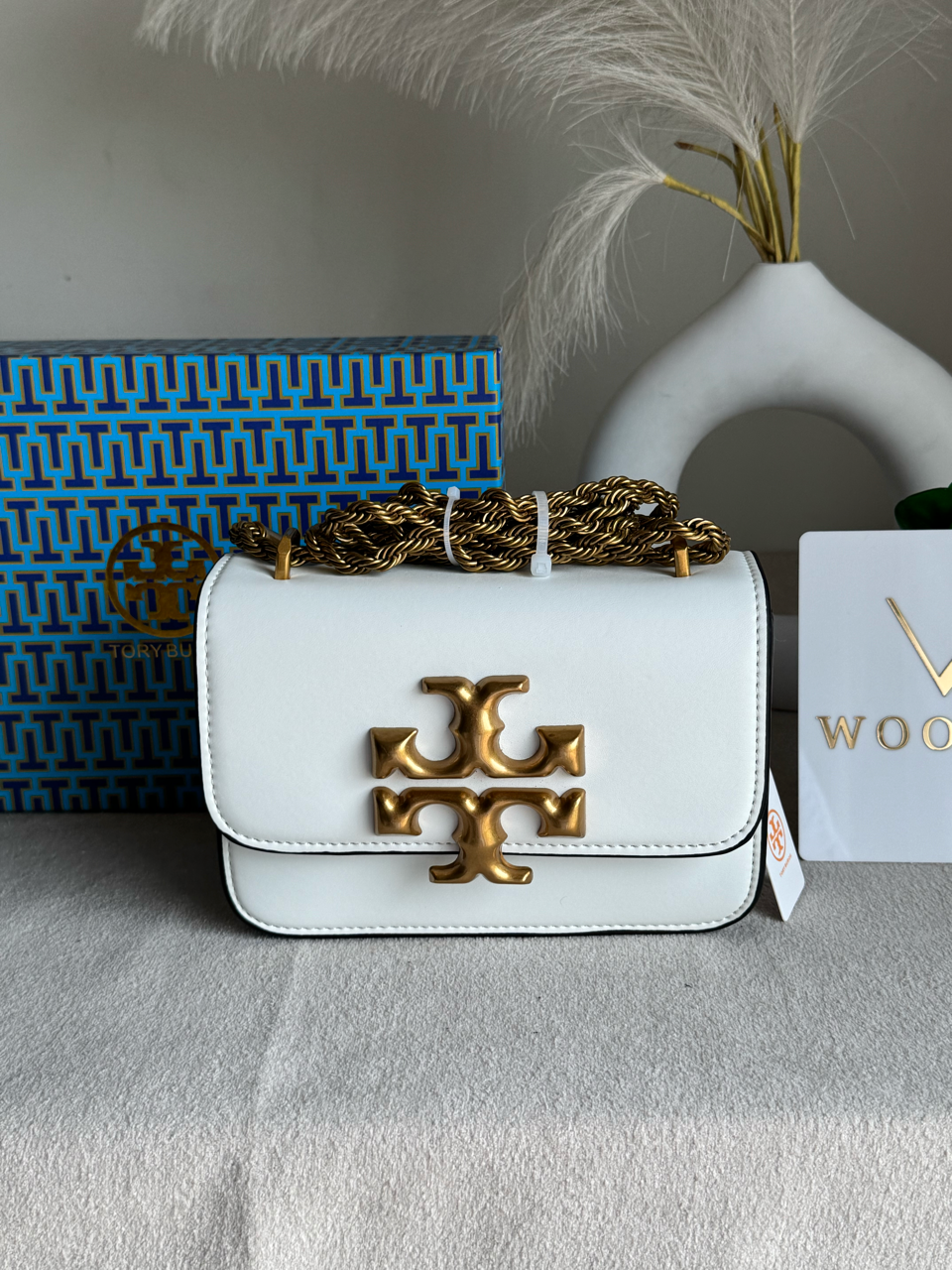 Tory Burch Eleanor Bag with Box Packing - White
