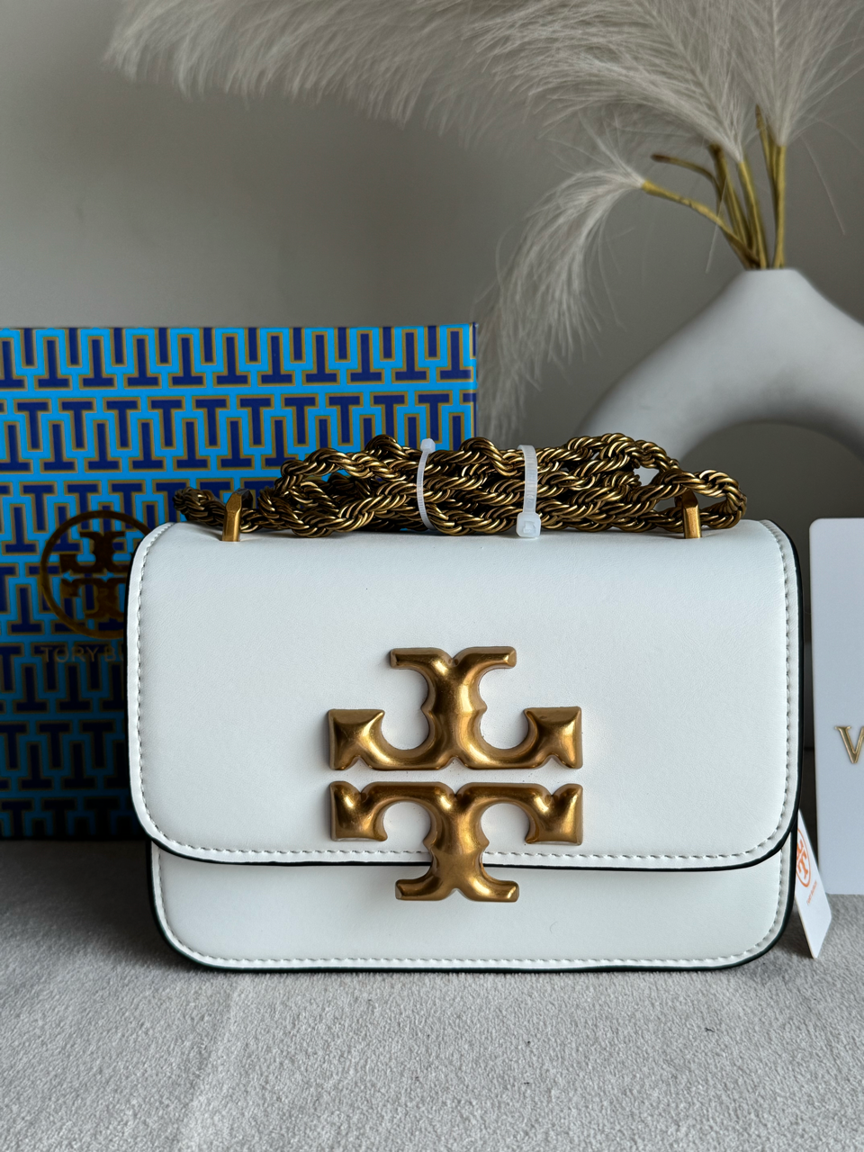 Tory Burch Eleanor Bag with Box Packing - White