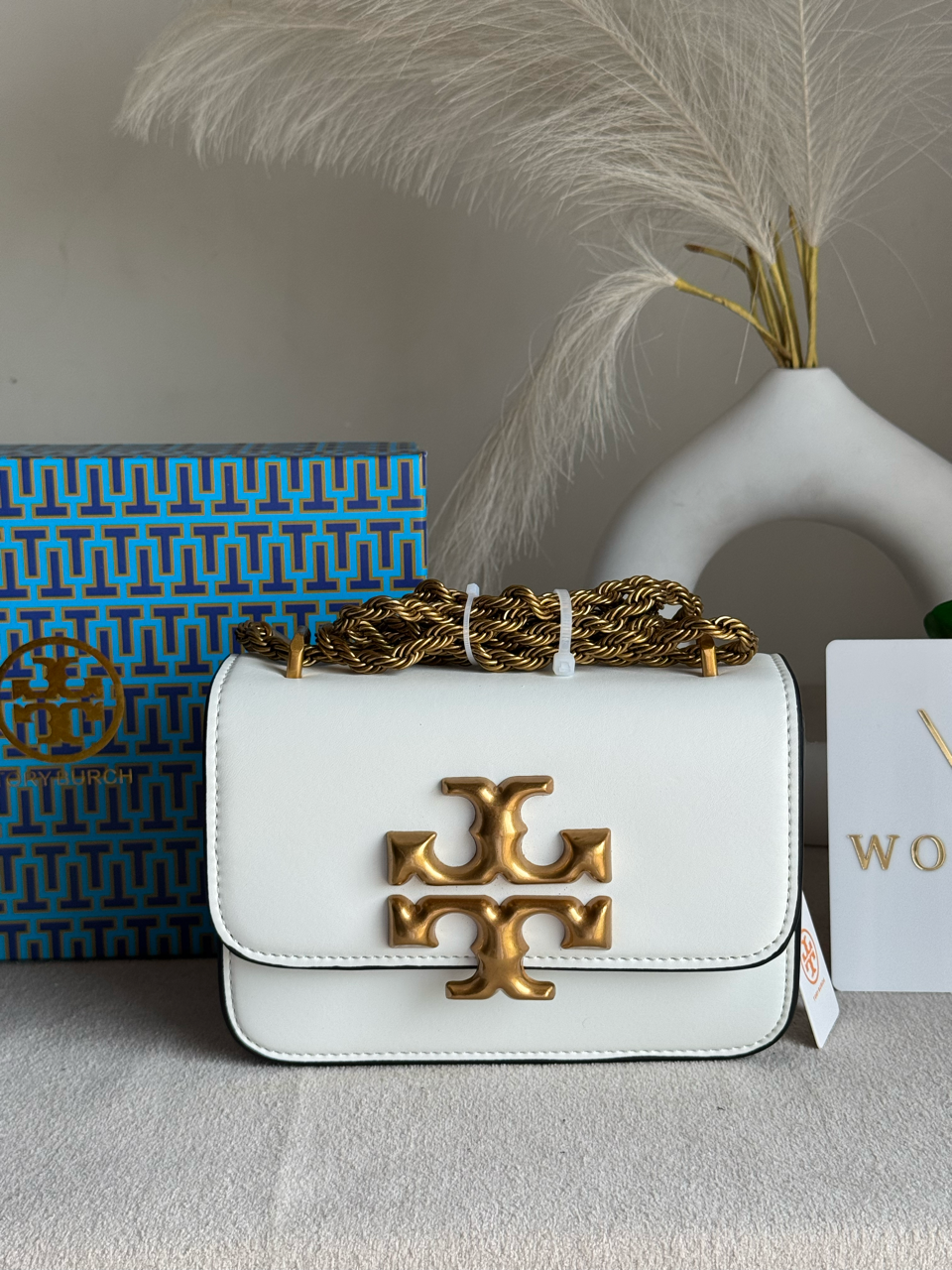 Tory Burch Eleanor Bag with Box Packing - White