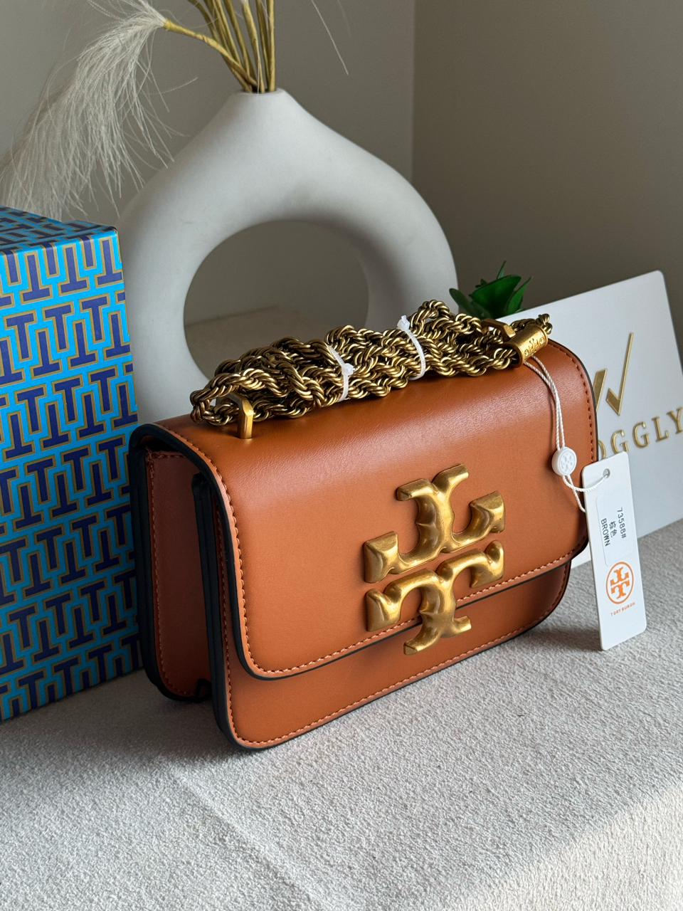 Tory Burch Eleanor Bag with Box Packing - Brown