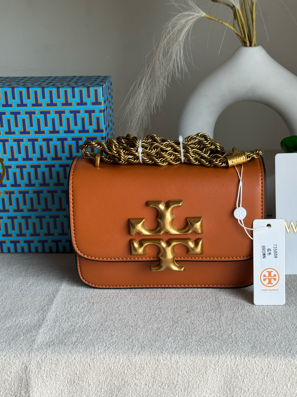 Tory Burch Eleanor Bag with Box Packing - Brown
