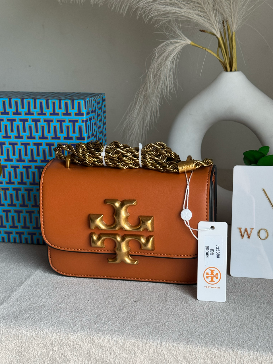 Tory Burch Eleanor Bag with Box Packing - Brown