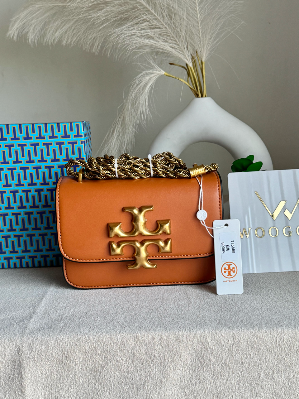 Tory Burch Eleanor Bag with Box Packing - Brown