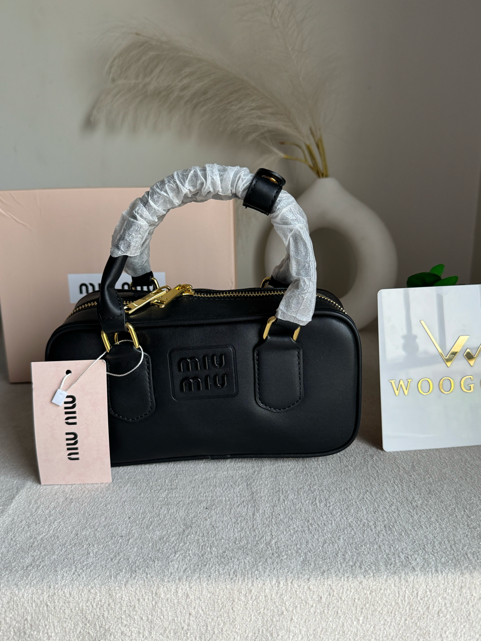 Viral MIU MIU Bag Premium Quality with Box Packing - Black