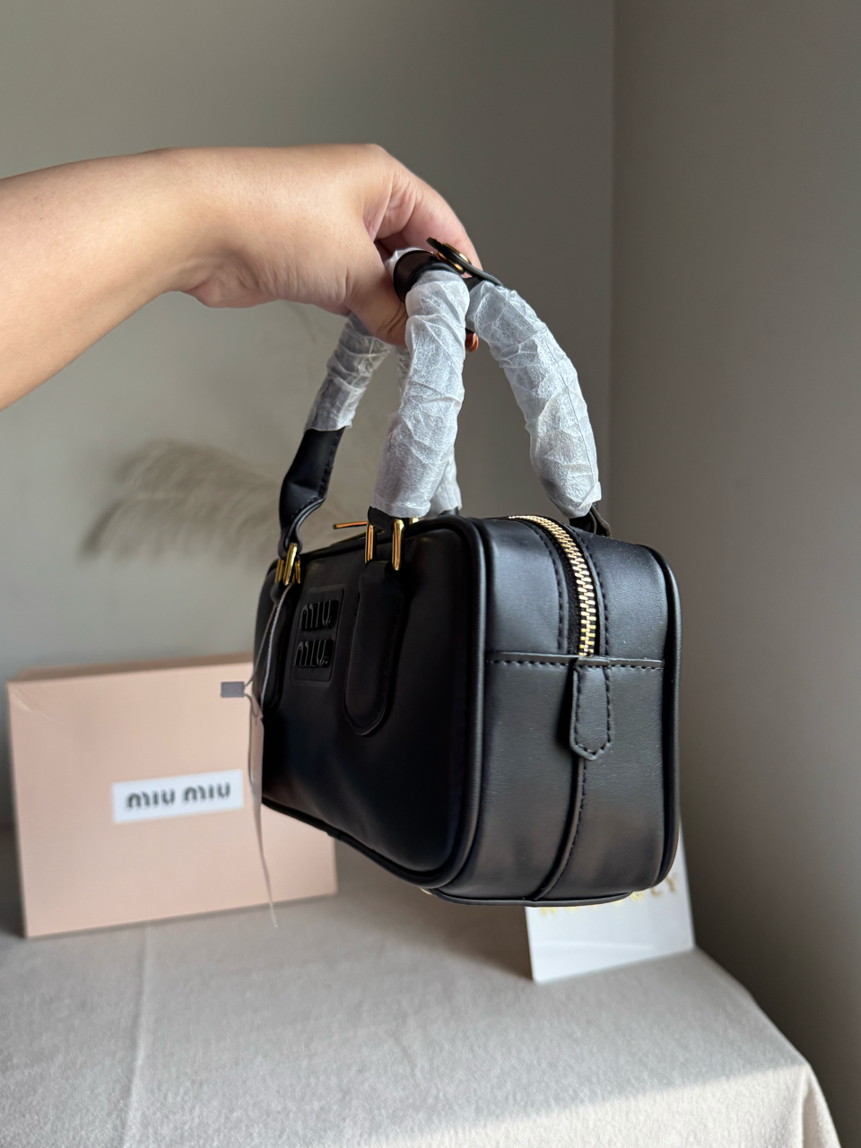 Viral MIU MIU Bag Premium Quality with Box Packing - Black