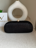 Radiance Cyrstal Clutch - Black