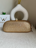 Radiance Cyrstal Clutch - Golden