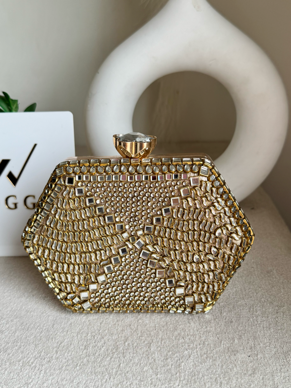 Kundan Diva Clutch Design 3