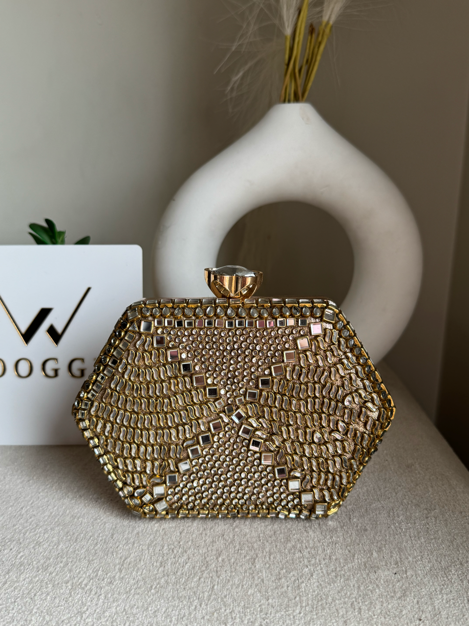 Kundan Diva Clutch Design 3