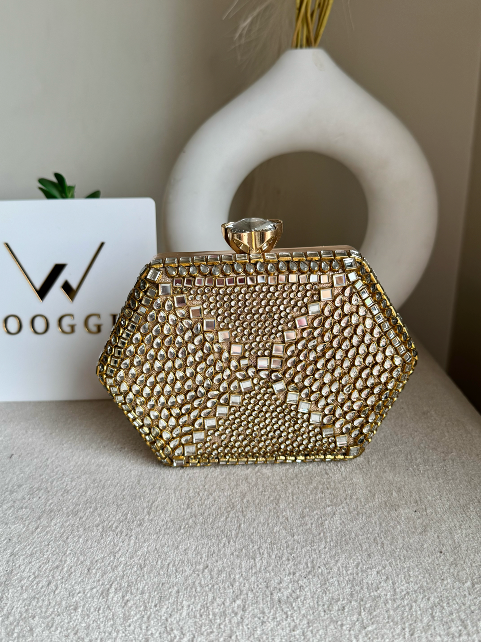 Kundan Diva Clutch Design 3